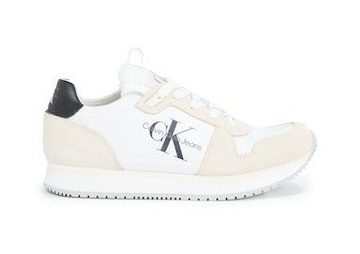 Calvin Klein Jeans RUNNER SOCK LACEUP NY-LTH WN Slip-On Sneaker Sock Sneaker, Runner Sneaker, Slipper mit aufgesetzer Schnürung