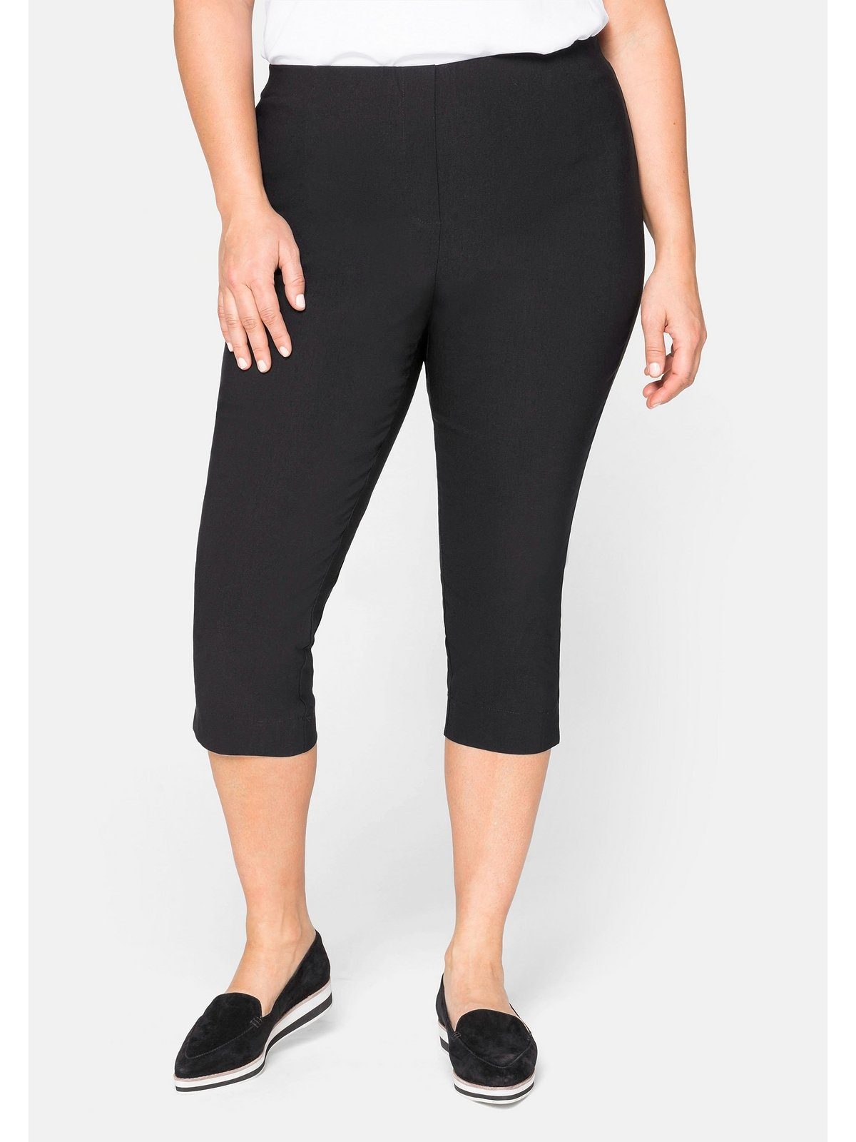 Sheego 3/4-Hose Große Größen knitterarm und günstig online kaufen