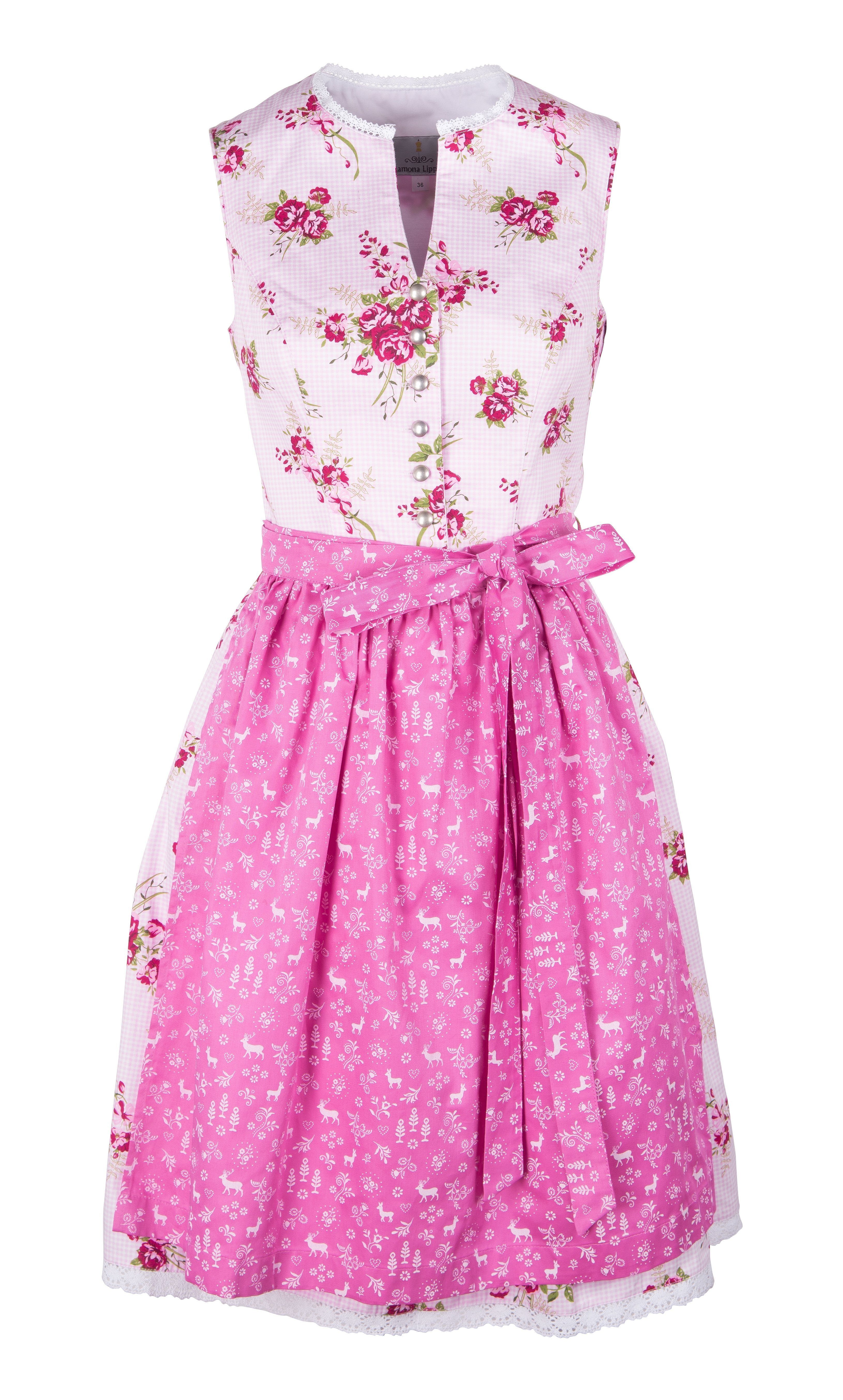 Ramona Lippert Dirndl Jasmin hochgeschlossen rosa günstig online kaufen