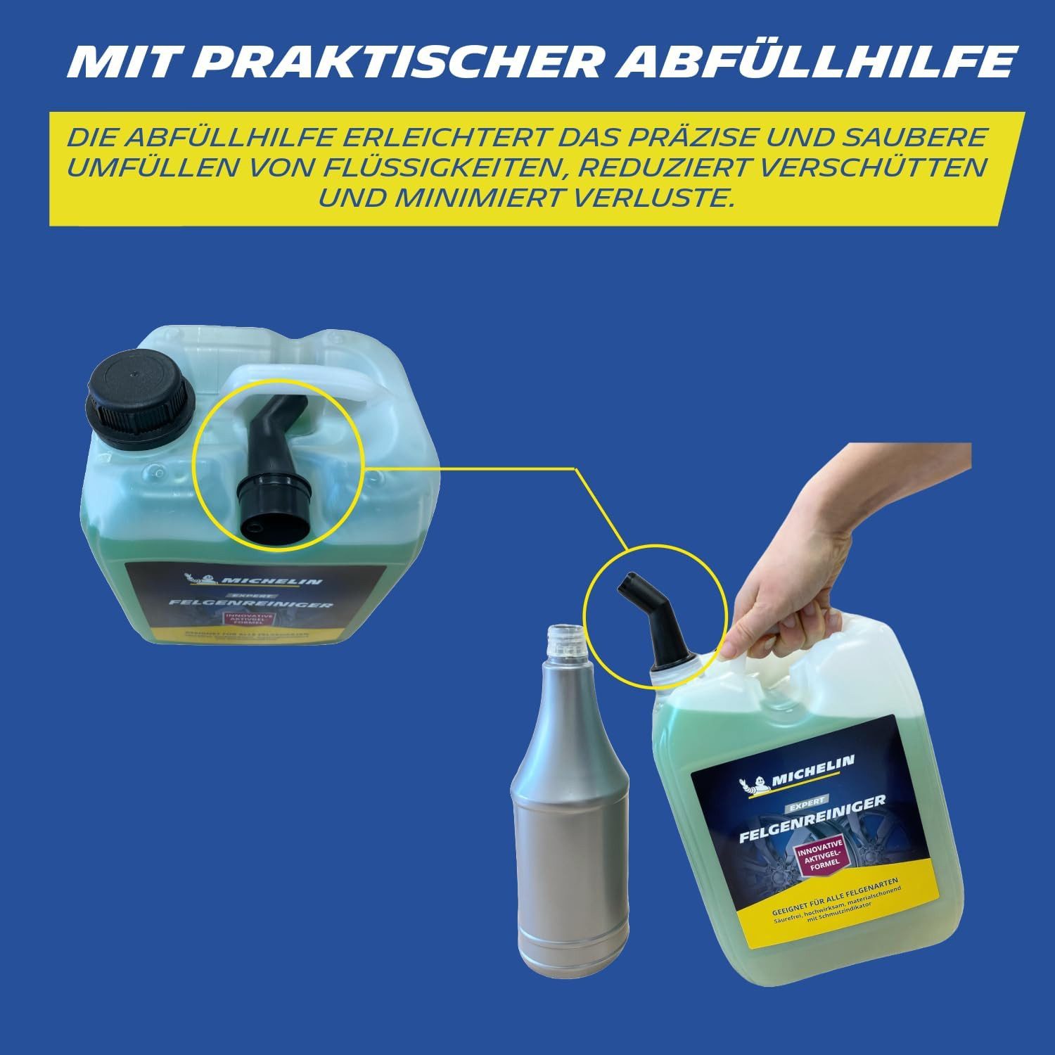 Michelin Michelin EXPERT Aktivgel 5 Liter Kanister Felgenreiniger Felgenreiniger