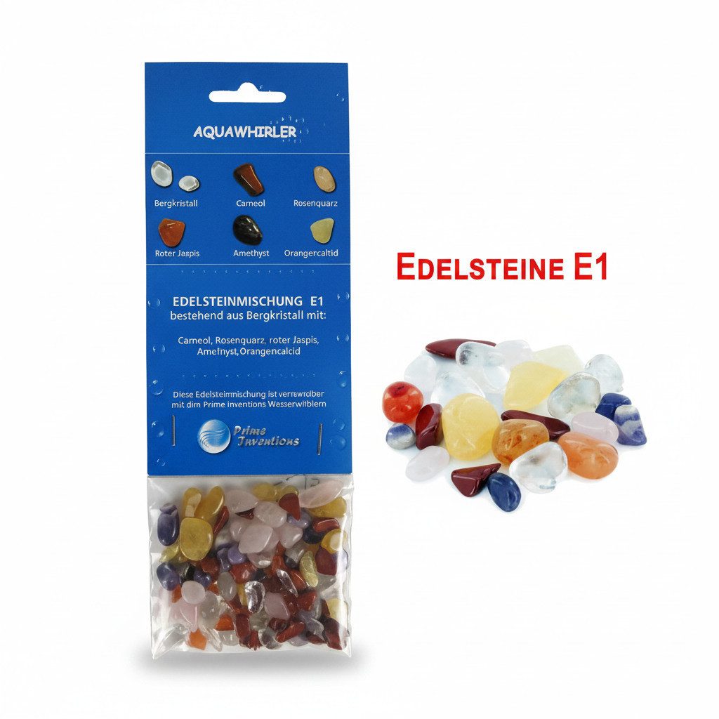 Prime Inventions Filtersubstrat, Edelsteinmischung E1 für Aquawhirler Piccolo, Wirbelei, AW888