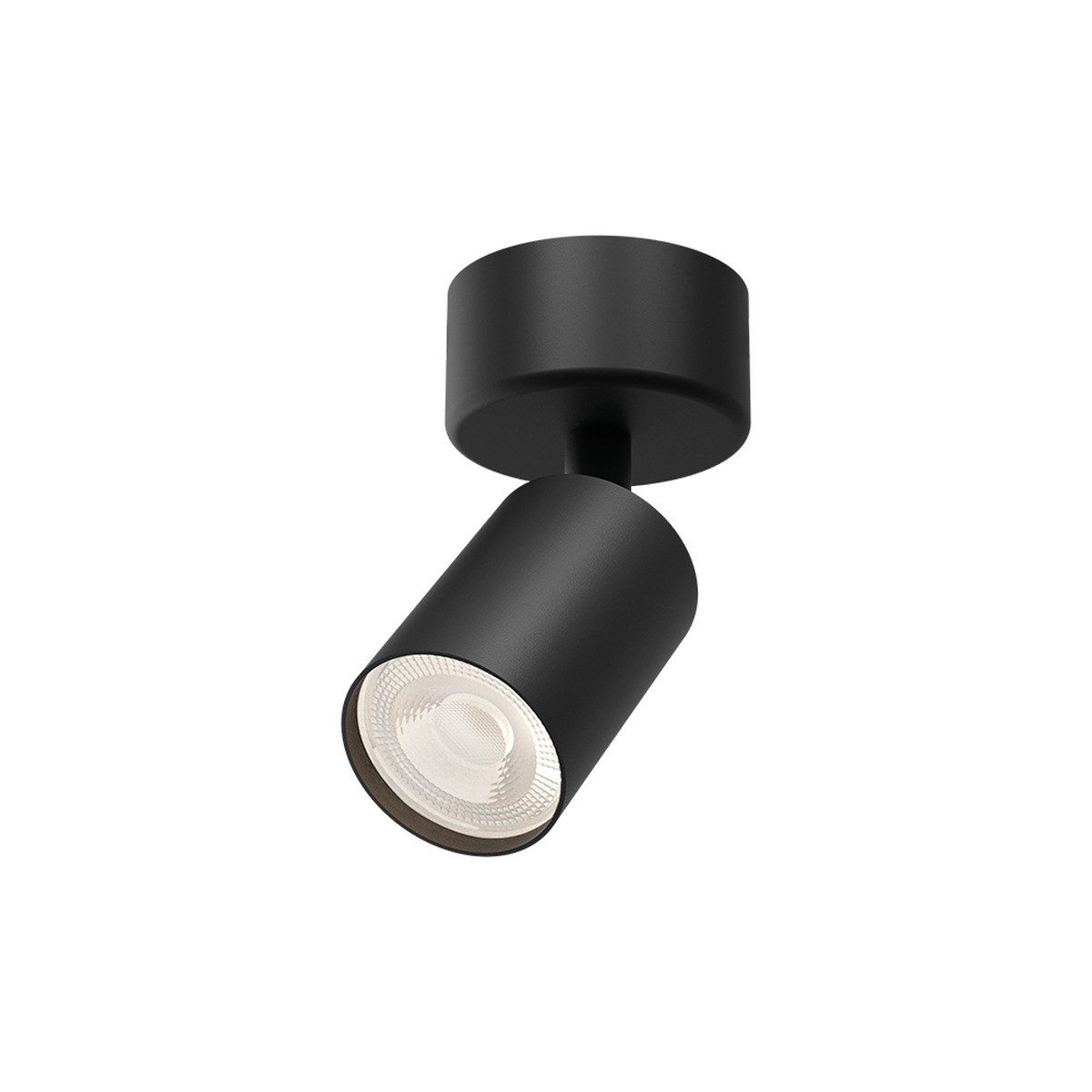 Braytron LED Deckenleuchte Spotleuchte Rund oder Eckig 1-4 Flammig GU10 Fassung Weiß Schwarz Gold, ohne Leuchtmittel, Deckenlampe GU10, Schwenkbare Spots, 1-4 Flammig