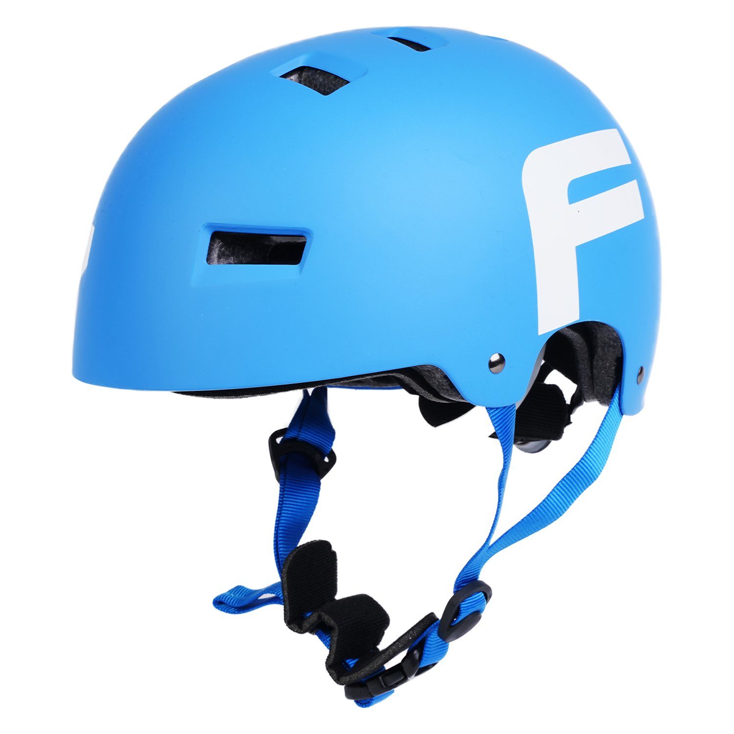 fischer Fahrradhelm Kinder Fahrrad-Helm S / M BMX, Radhelm Fahrrad Helm,  auch für MTB oder Sport-Helm, Kopfumfang 52cm bis 58cm, einstellbar mit  Innenring-System, auch Inliner Skateboard Sturz-Helm