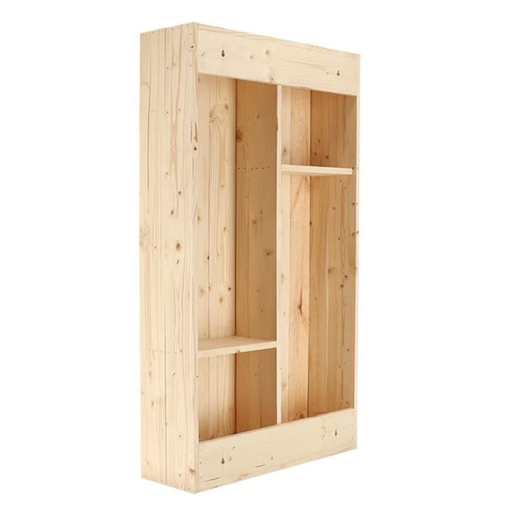 Gartentisch Wand-Bartisch mit Klappbarer Ablage L Natur