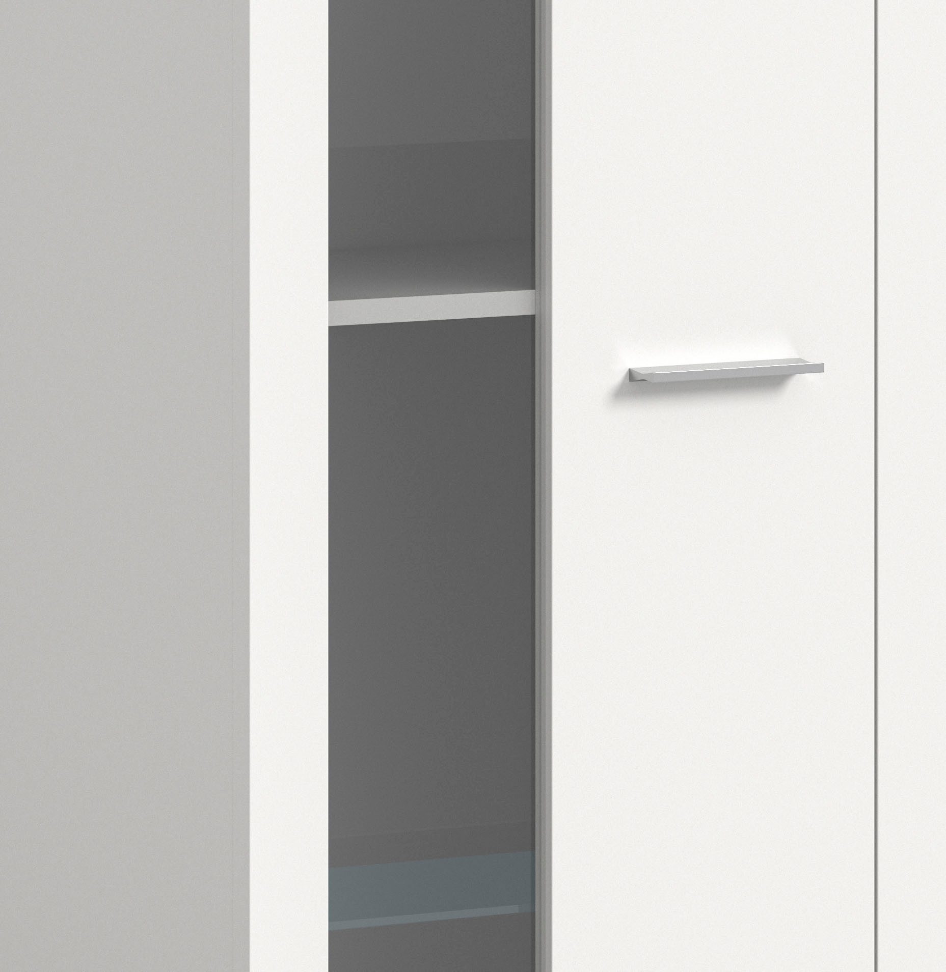OTTO home Wohnwand AOSTA, Breite 330cm, 4-teilige Wohn-Kombination, (4-St., bestehend aus: Highboard, Lowboard, Wandboard, Vitrine), Wohnwand, Kombination, Anba – Bild 5 von 5