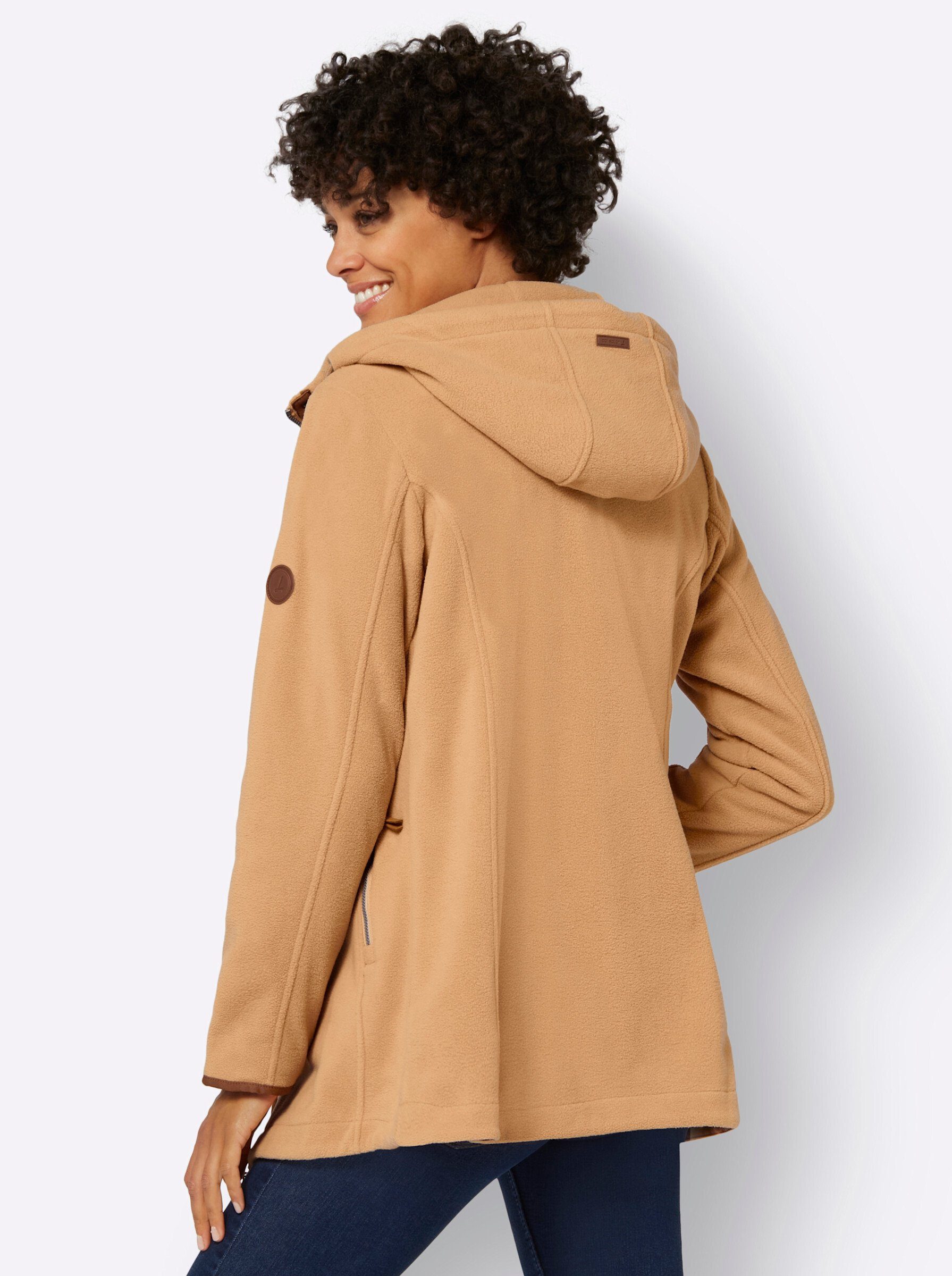 WEIDEN WITT Fleecejacke camel