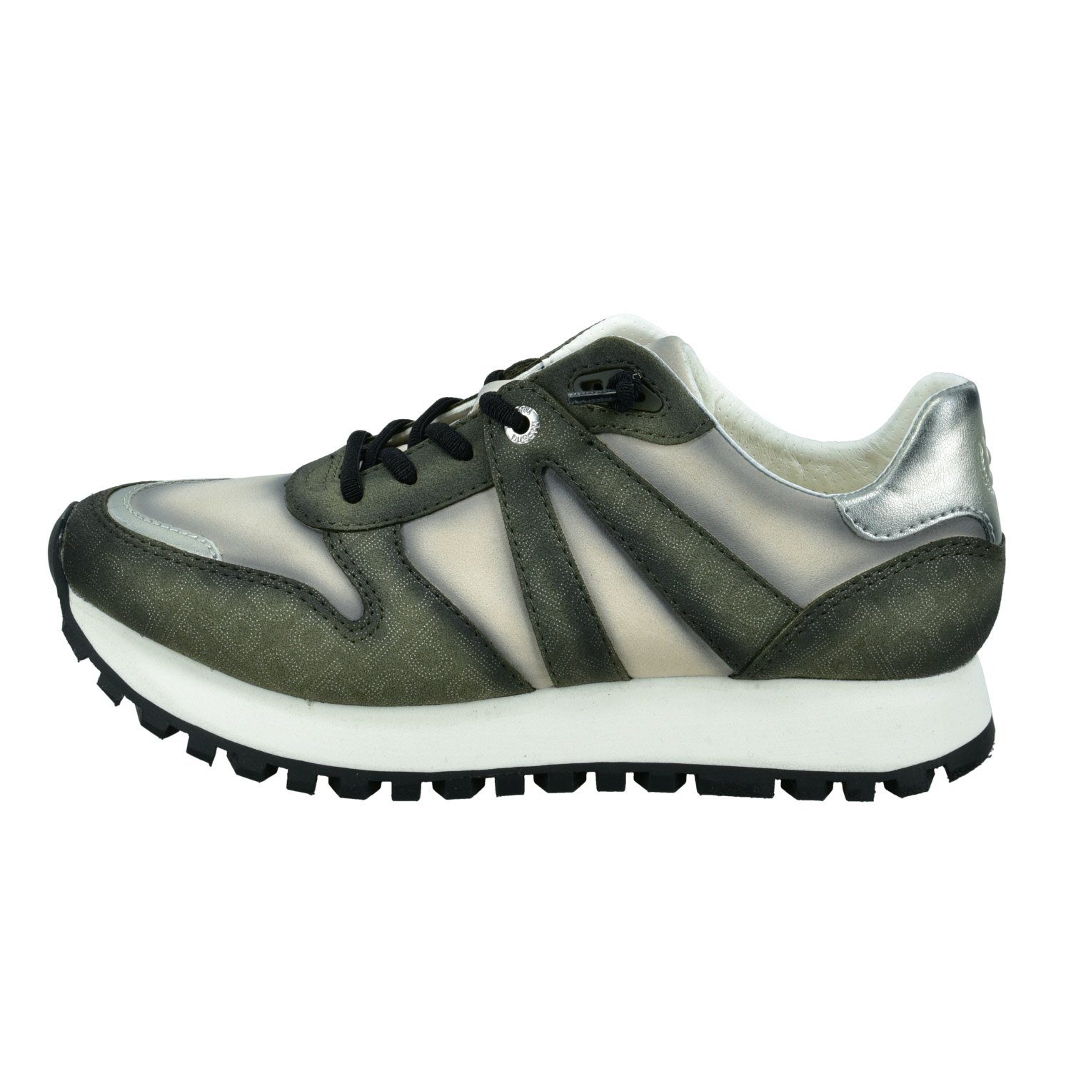 bugatti bugatti Damen Кроссовки Siena 432-A6L07-5550-7181 dark green/multicolor Schnürschuh