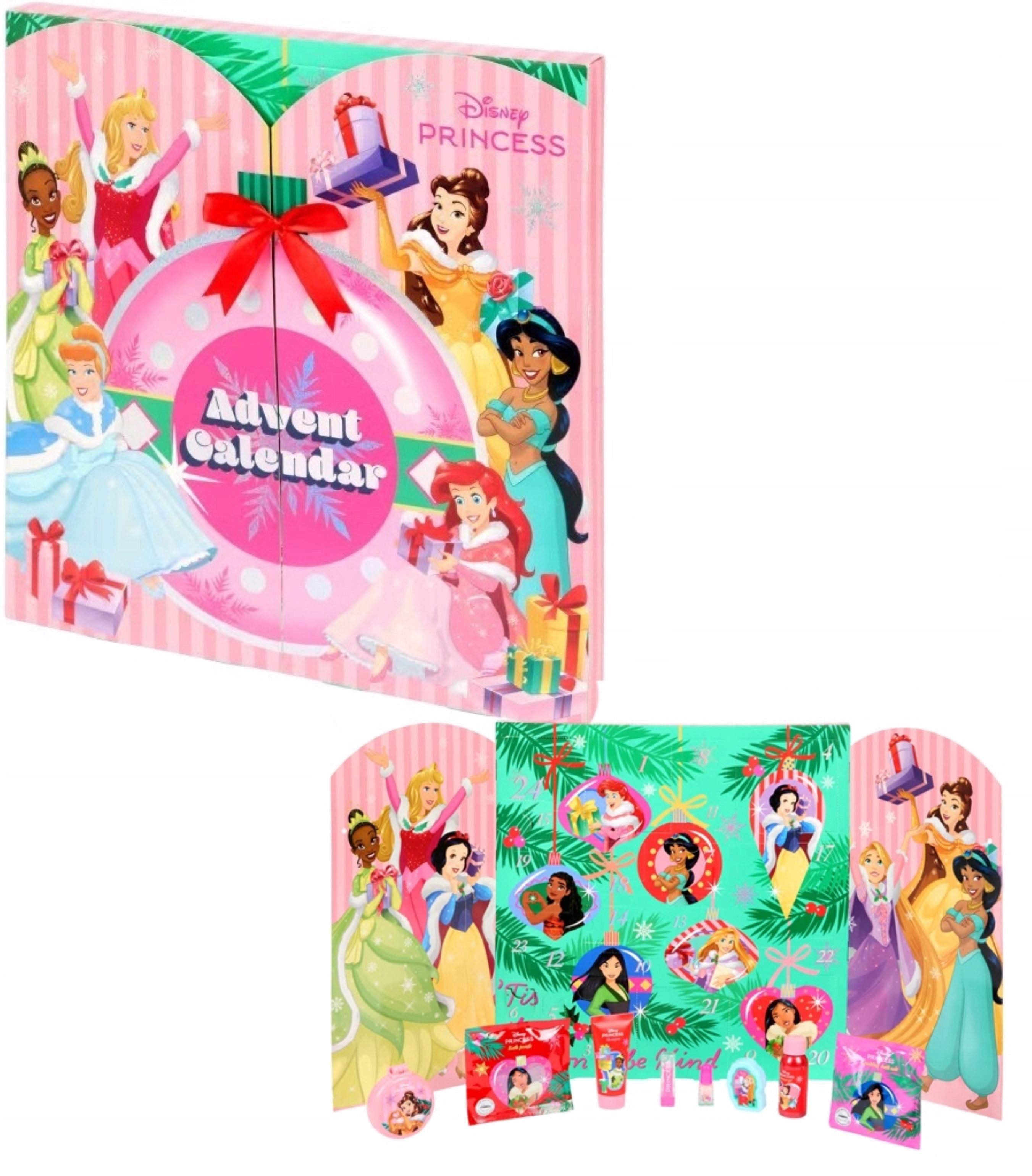 Festivalartikel Adventskalender Disney Princess Adventskalender 2025 – 24 Beauty-Überraschungen (1-tlg)