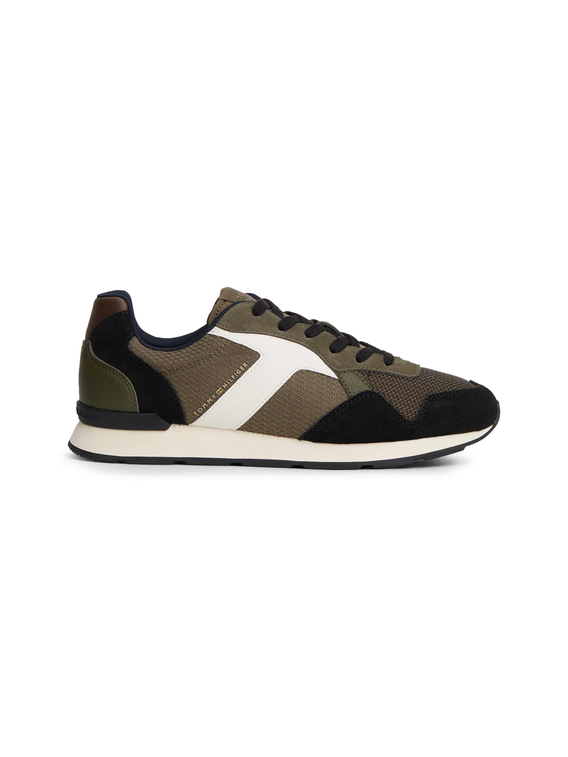 Tommy Hilfiger T HILFIGER CORE MIX RUNNER Sneaker Schnürschuh, Halbschuh, Freizeitschuh mit Kontrastbesätzen