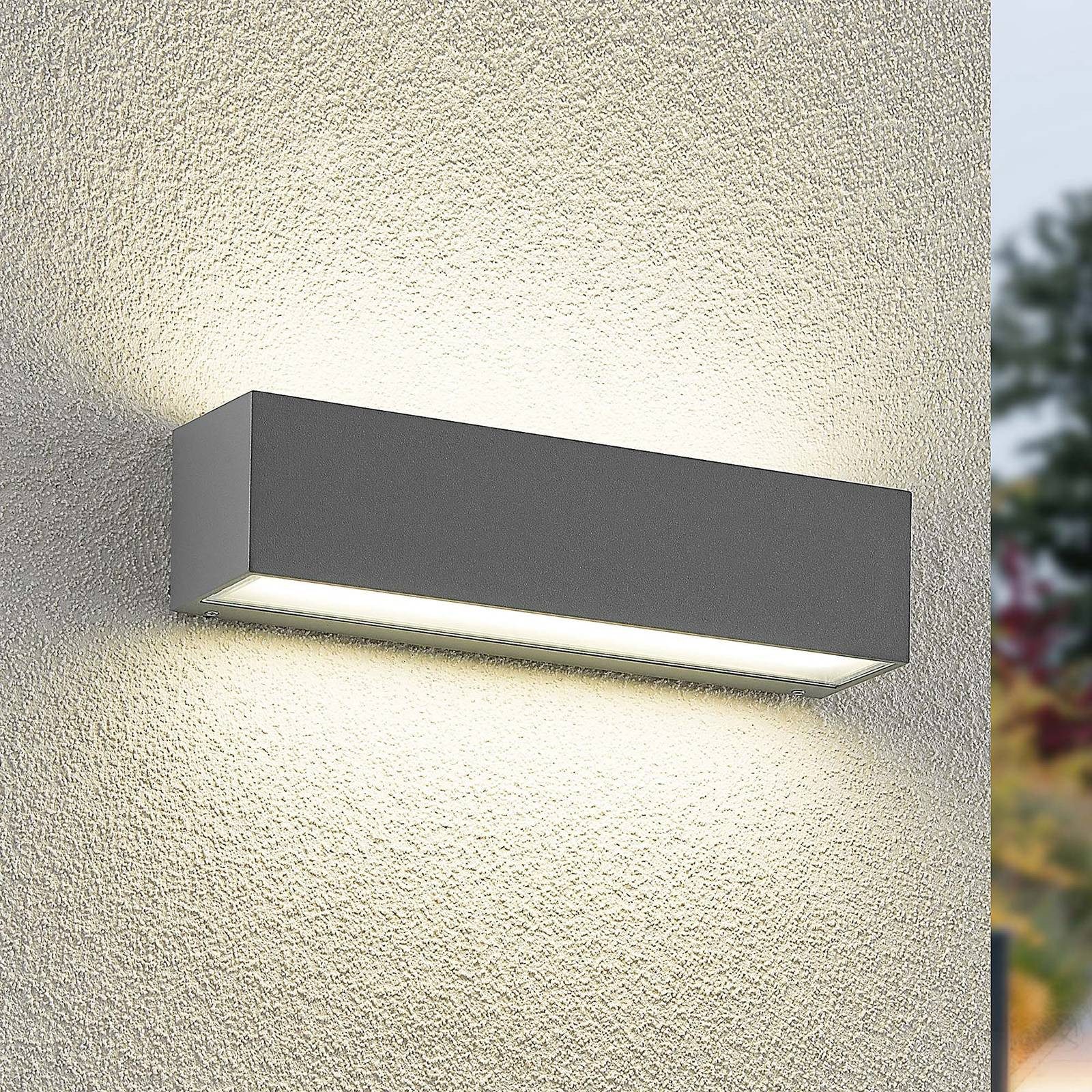 Arcchio Außen-Wandleuchte Lengo, LED 14 W gesamt, Farbwechsel warmweiß / tageslicht