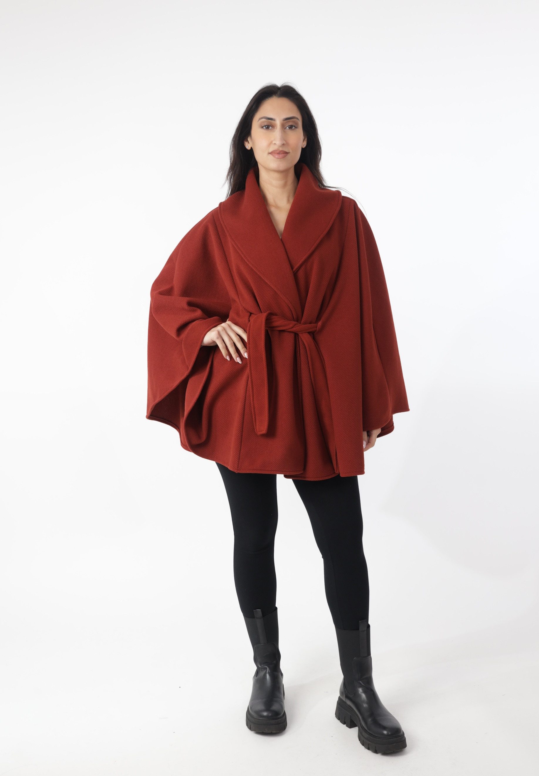 Elara Poncho Jacke