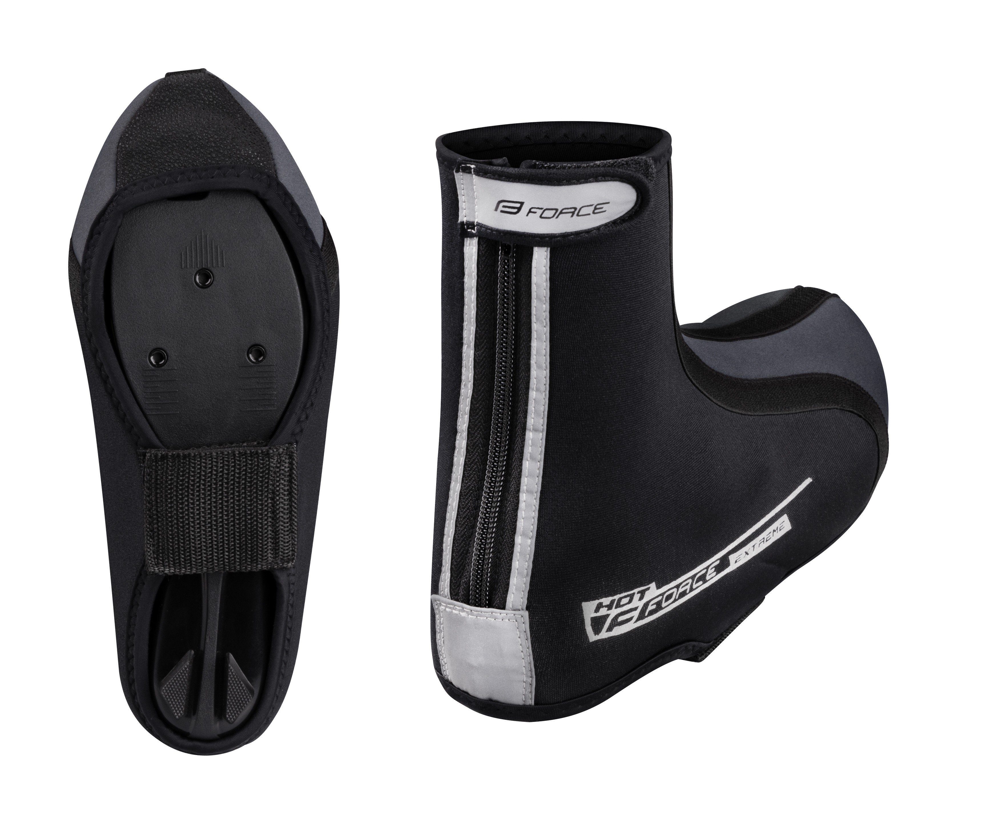 FORCE Fahrrad-Überschuh Schuhüberzüge F HOT EXTREME MTB, schwarz