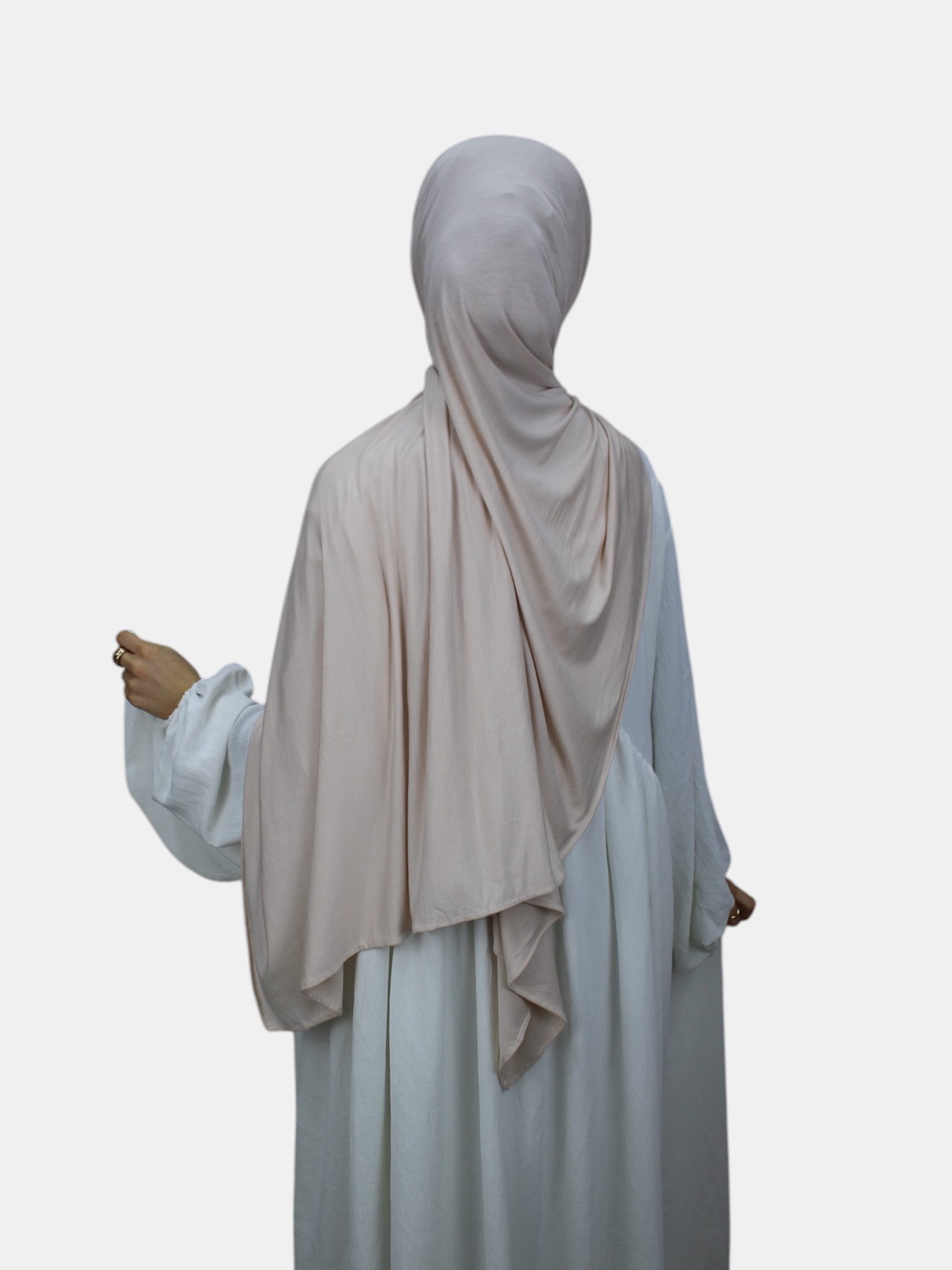 Aymasal Kopftuch XXL Jersey Luxury Hijab Kopftuch Scarf Schal Extra lang 190x80 Islam, Feinster Jersey Stoff, großzügige Maße ca. 190x80cm