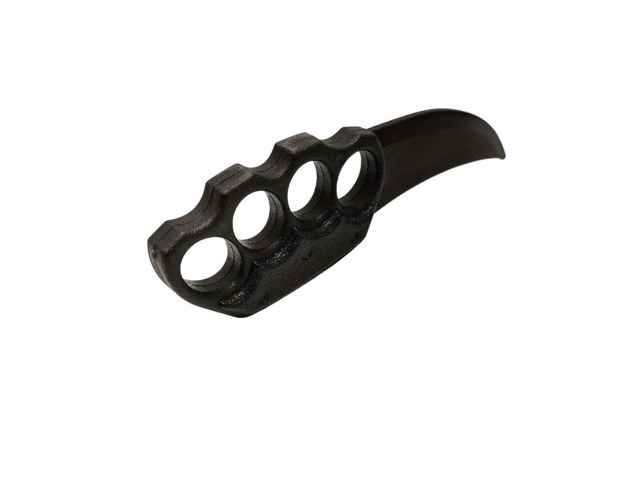 BAY-Sports Trainingshilfe Kunststoff Messer mit 4 Fingergriff SV Übungsmesser 21 cm Gummimesser, Hochwertiges Polypropylen Gummi Länge: Ca. 21 cm mit 4-Fingergriff