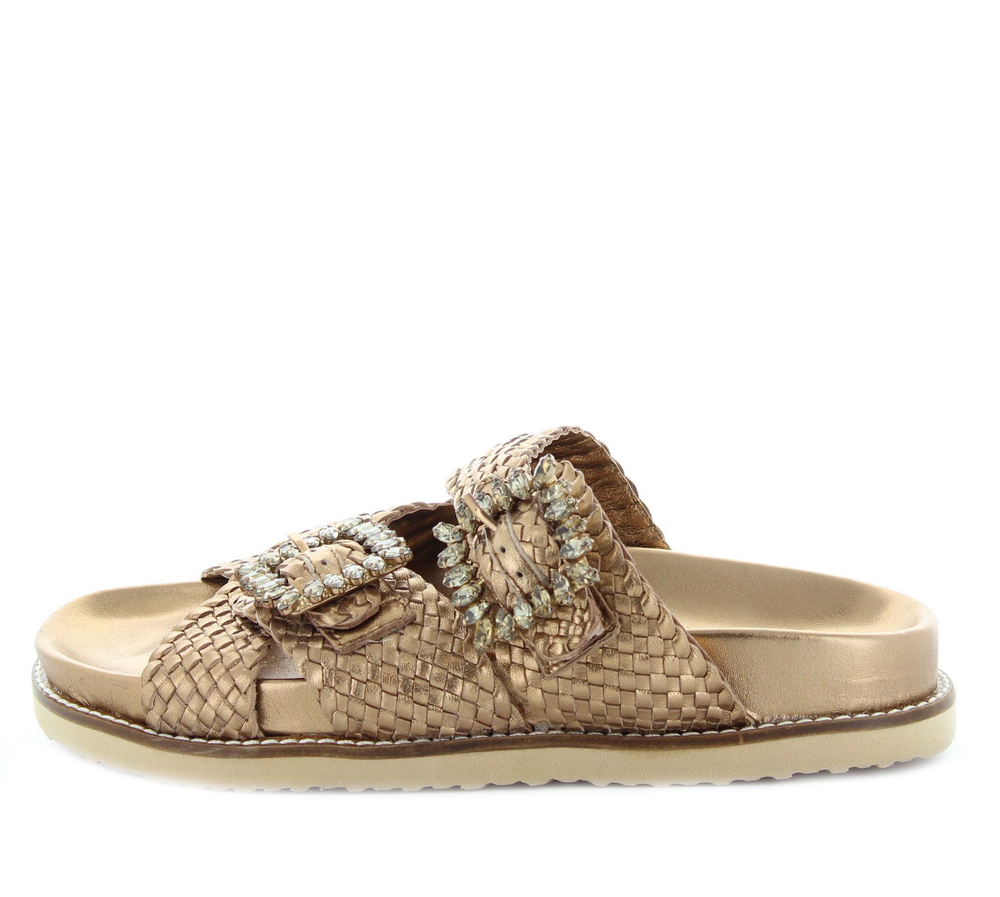 INUOVO 395052 Pantolette Schmuckschnalle