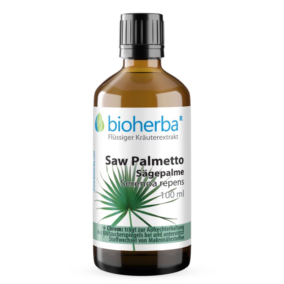 BIOHERBA R Bioherba Saw Palmetto Sägepalme Tropfen Tinktur 100 ml Glasflasche, 1 er