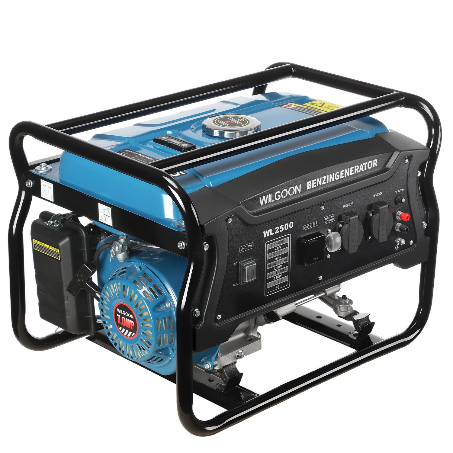 oyajia Stromerzeuger 4-Takt 7.0 HP 2200W BS2500 Stromerzeuger Generator, 2, günstig online kaufen