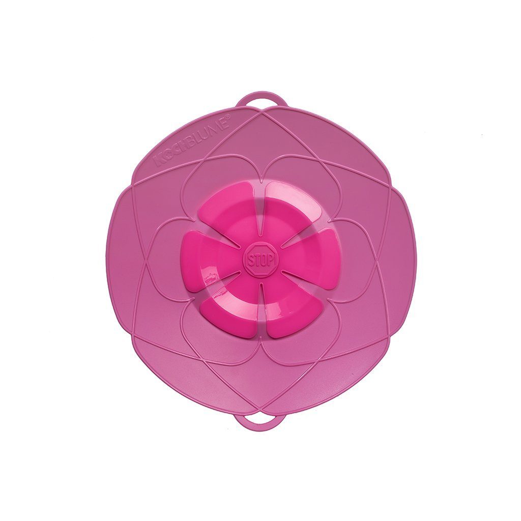 Kochblume Überkochschutz M (für Töpfe von Ø 14 bis 20 cm), Multifunktional pink