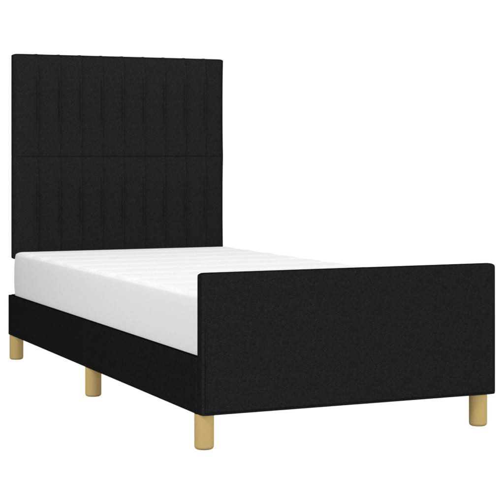 vidaXL Bett Bettgestell ohne Matratze Schwarz günstig online kaufen