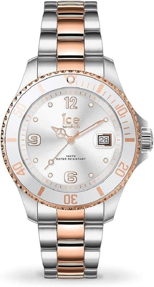 ice-watch Quarzuhr, Ice-Watch - ICE steel Silver rose-gold (Small)