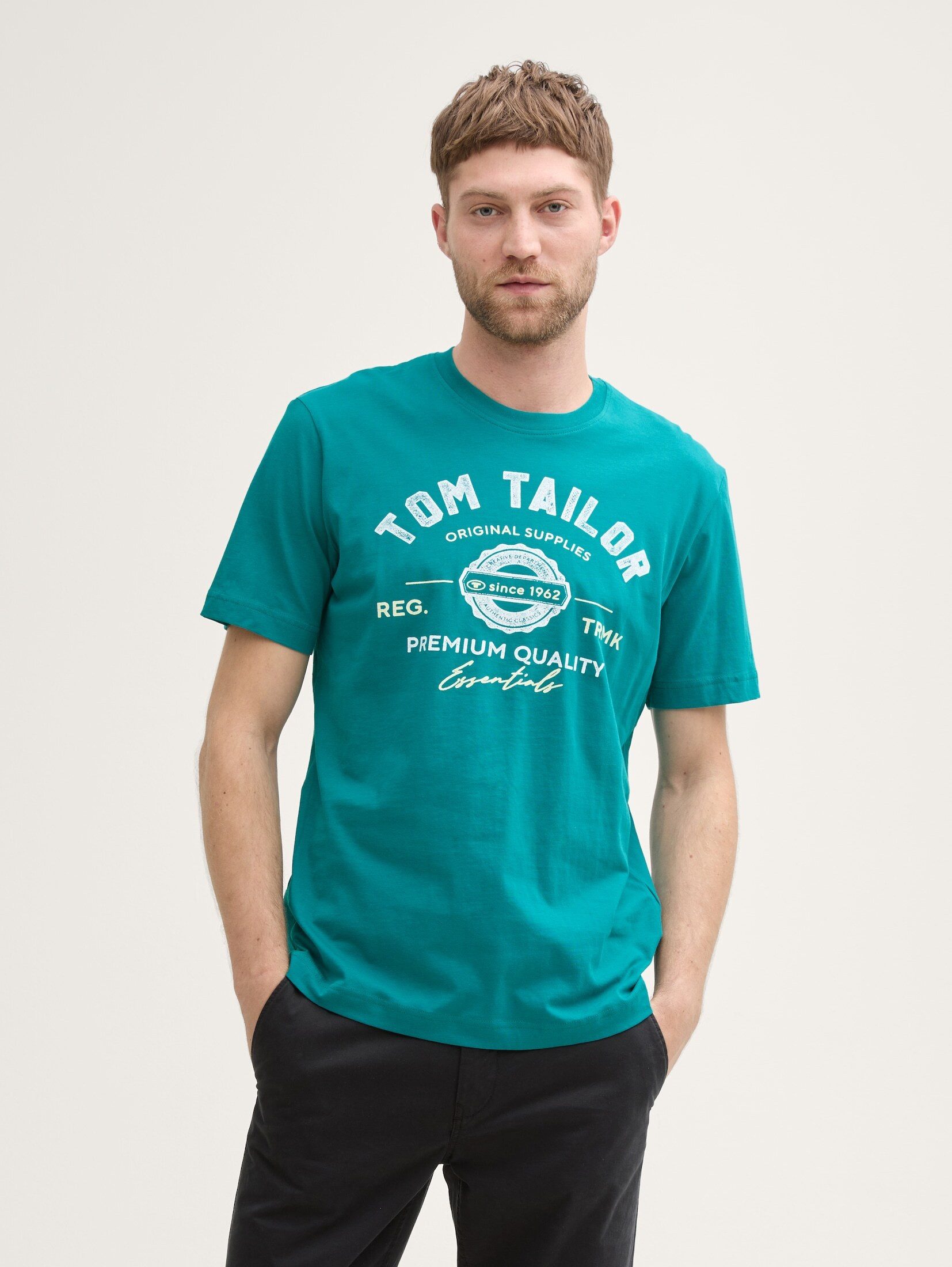 TOM TAILOR T-Shirt T-Shirt mit Logo-Print günstig online kaufen