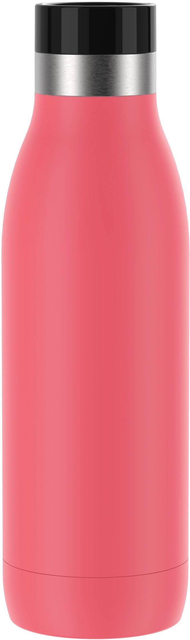 Emsa Isolierflasche Trinkflasche Bludrop, Edelstahl, Quick-Press Deckel, 360° Trinkgenuss, 12h warm/24h kühl