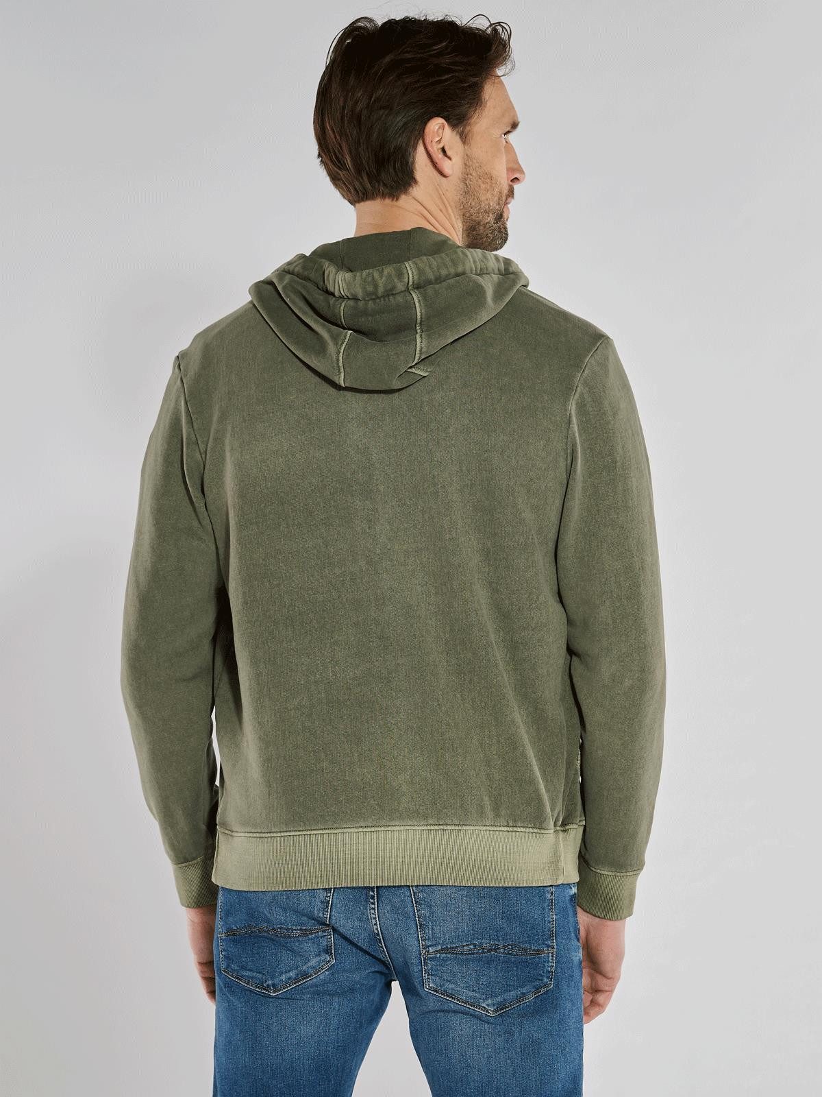 Engbers Kapuzensweatjacke Herren Sweatjacke mit Kapuze, Khaki
