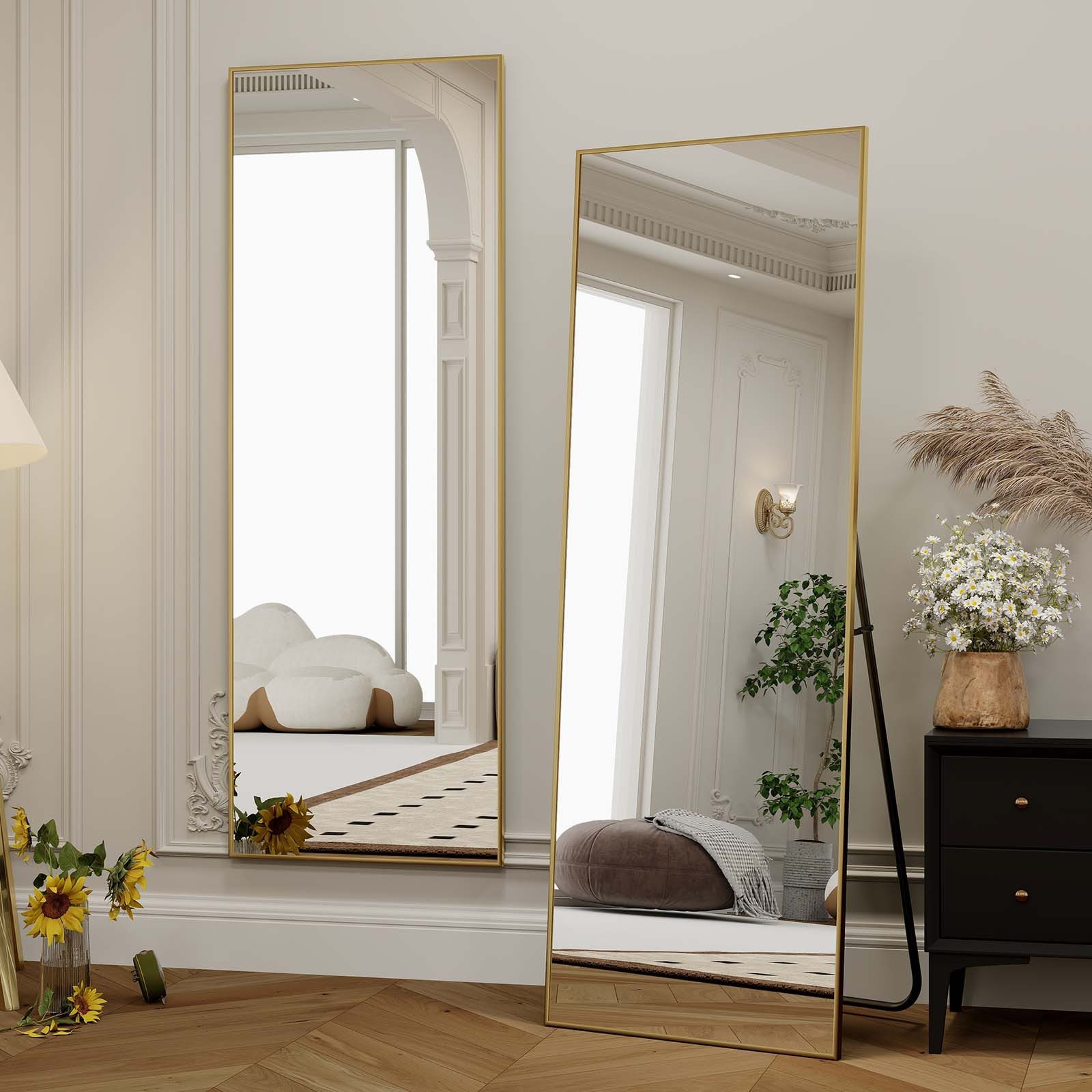 BEAUTYPEAK Standspiegel Rechteckspiegel,senkrecht oder waagerecht hängen (4 günstig online kaufen