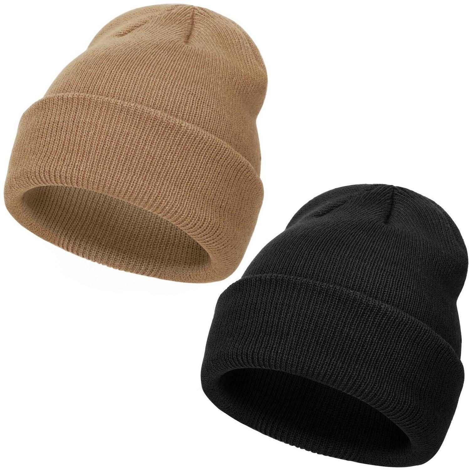 LuxusKollektion Beanie Kinder Beanie Wintermütze 2er Pack (2-St)
