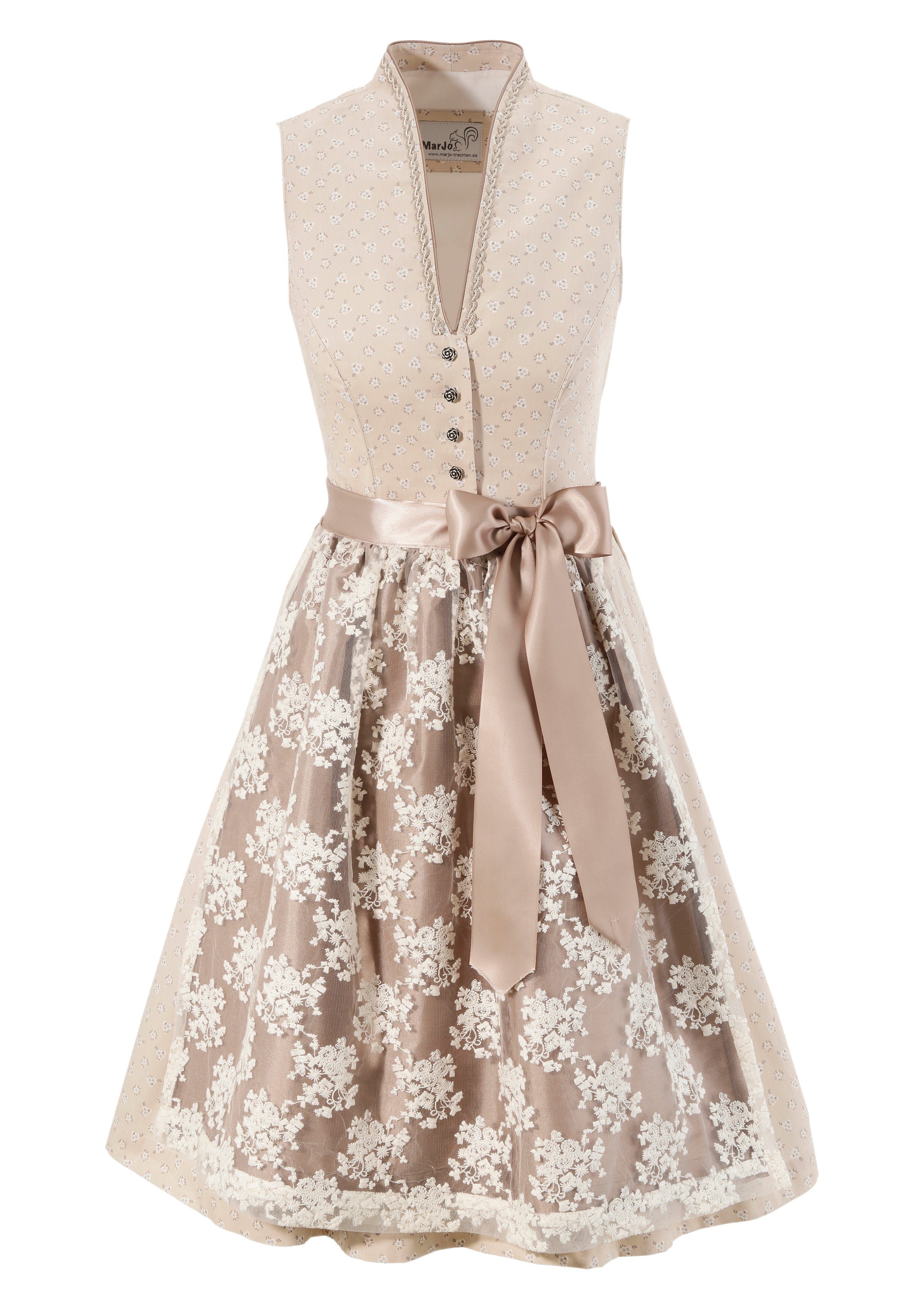 Marjo Dirndl kurz mit Blumenstickerei kaufen | OTTO