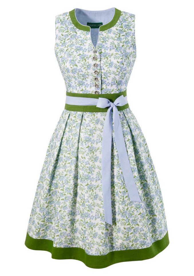Country Line Trachtenkleid Damen mit Knopfverschluss und