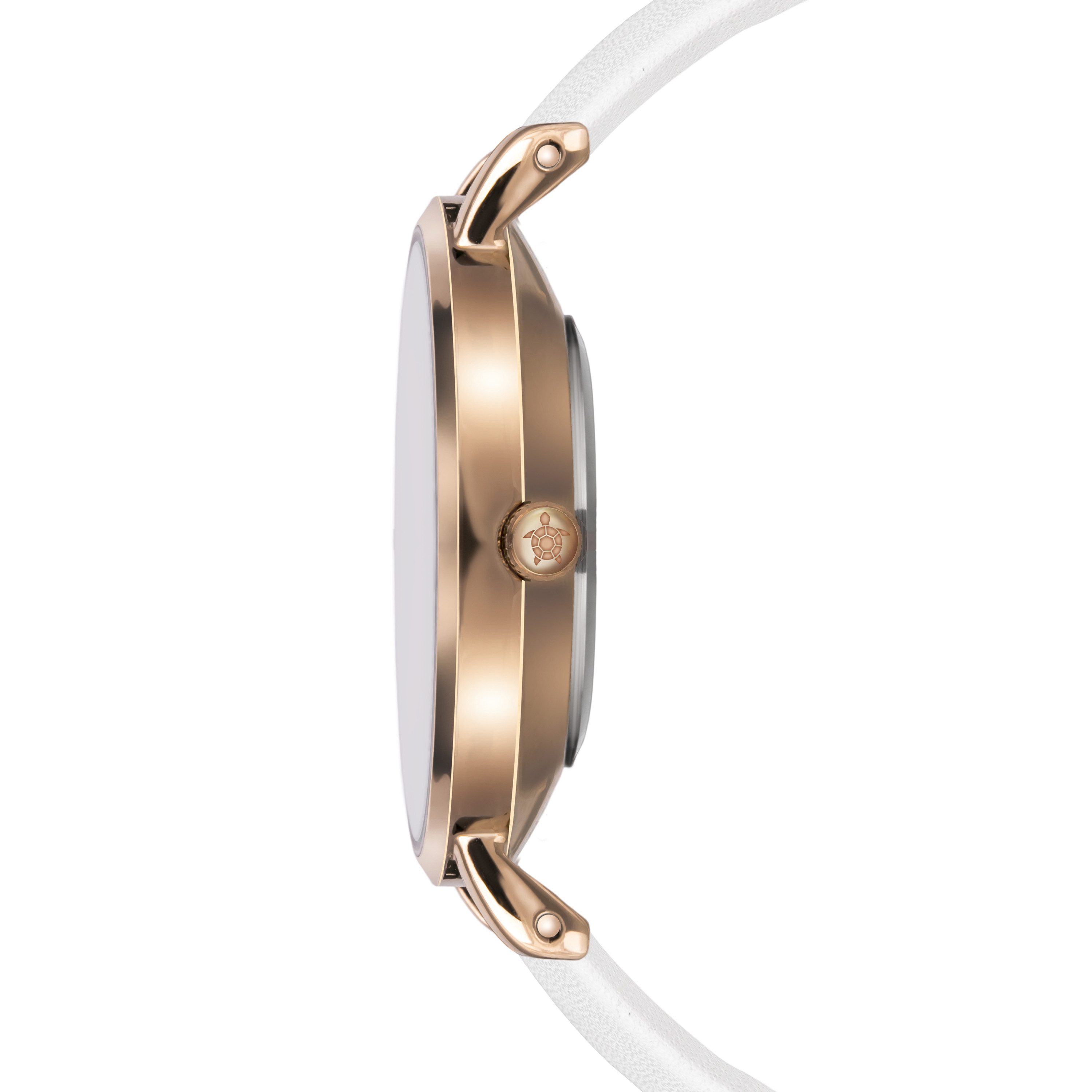 AMELIA PARKER Quarzuhr AB4-S044R Petite Classique White Leather