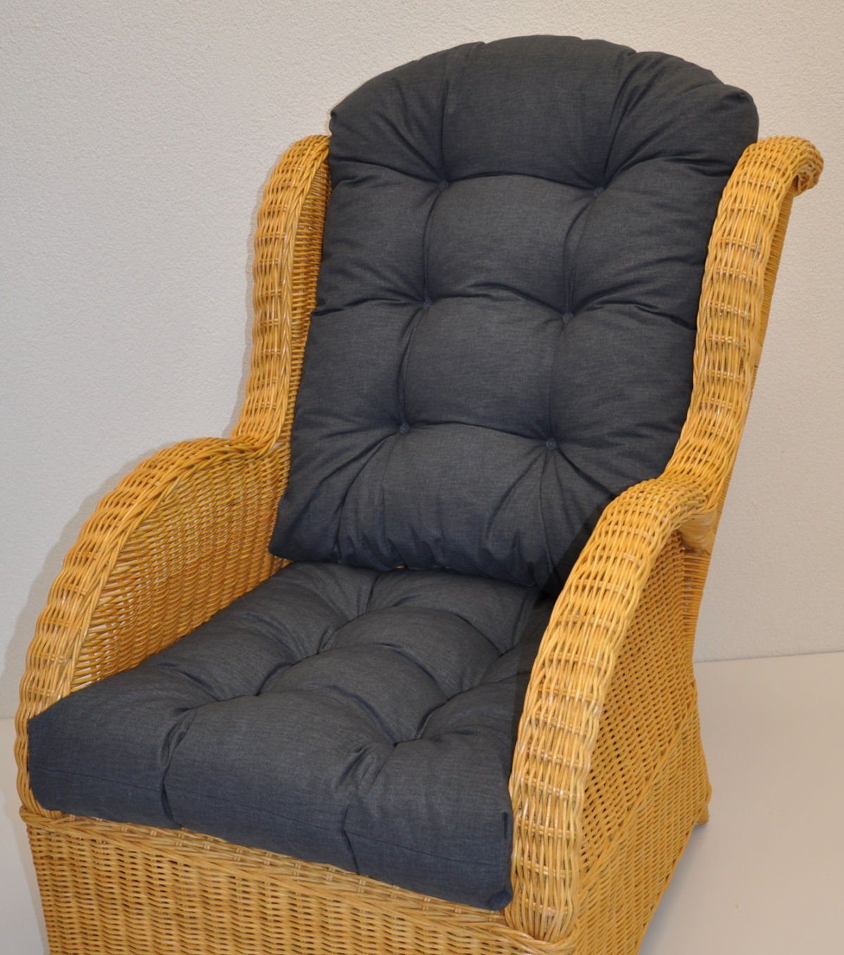 Rattani Sesselauflage Polster Kissen für Rattan Ohrensessel Rattansessel, C günstig online kaufen