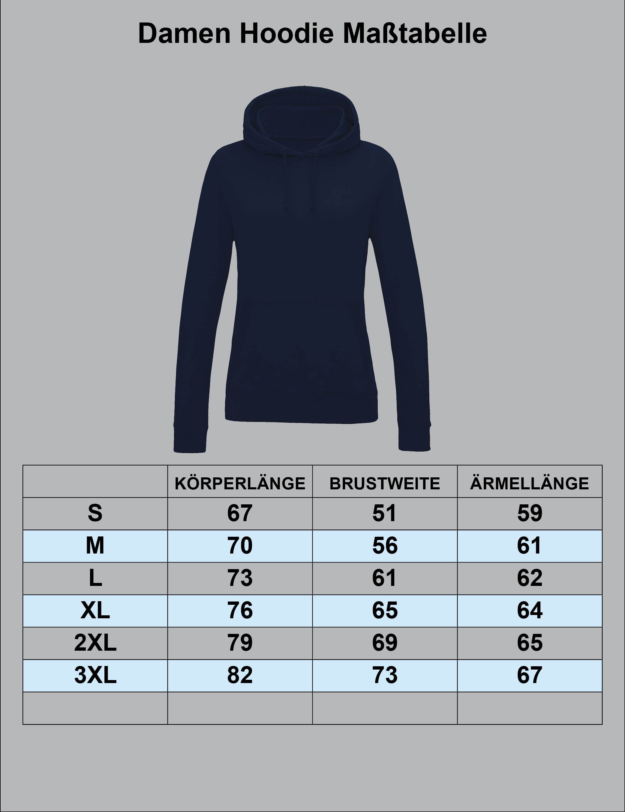 Youth Designz Kapuzenpullover Sonne & Mond Damen Hoodie Pullover Statement Geschenk mit modischen Aufdruck für Frauen