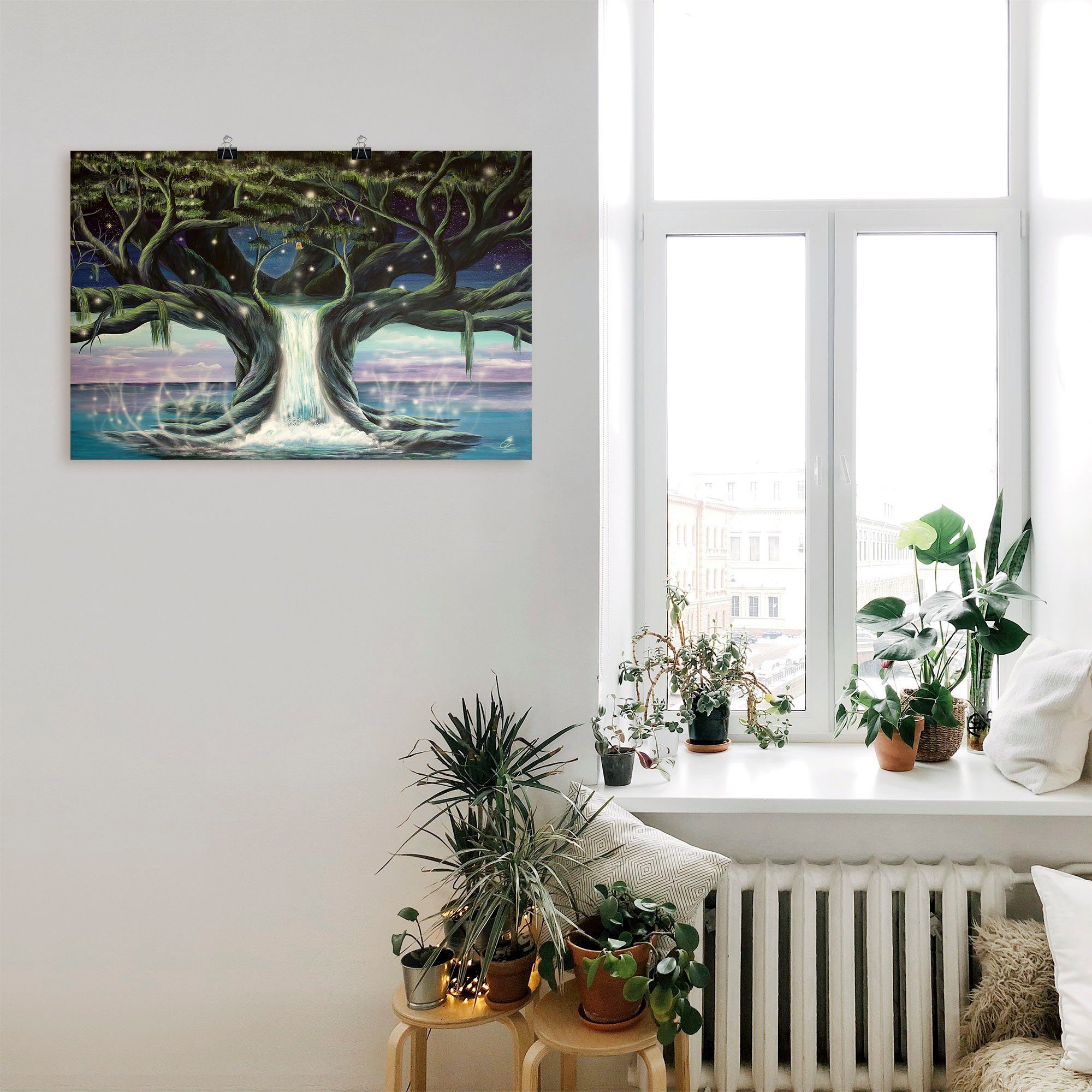 Artland Wandbild Der Baum der Seelen, Landschaften (1 St), als Leinwandbild, Poster in verschied. Größen