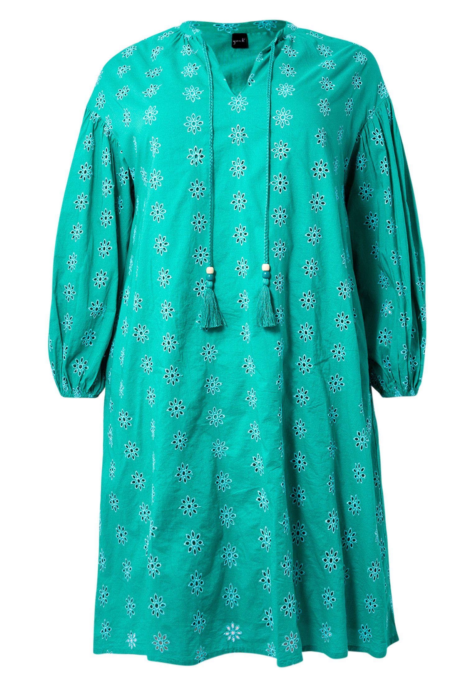 A-Linien-Kleid Damen Kleid mit Langarm