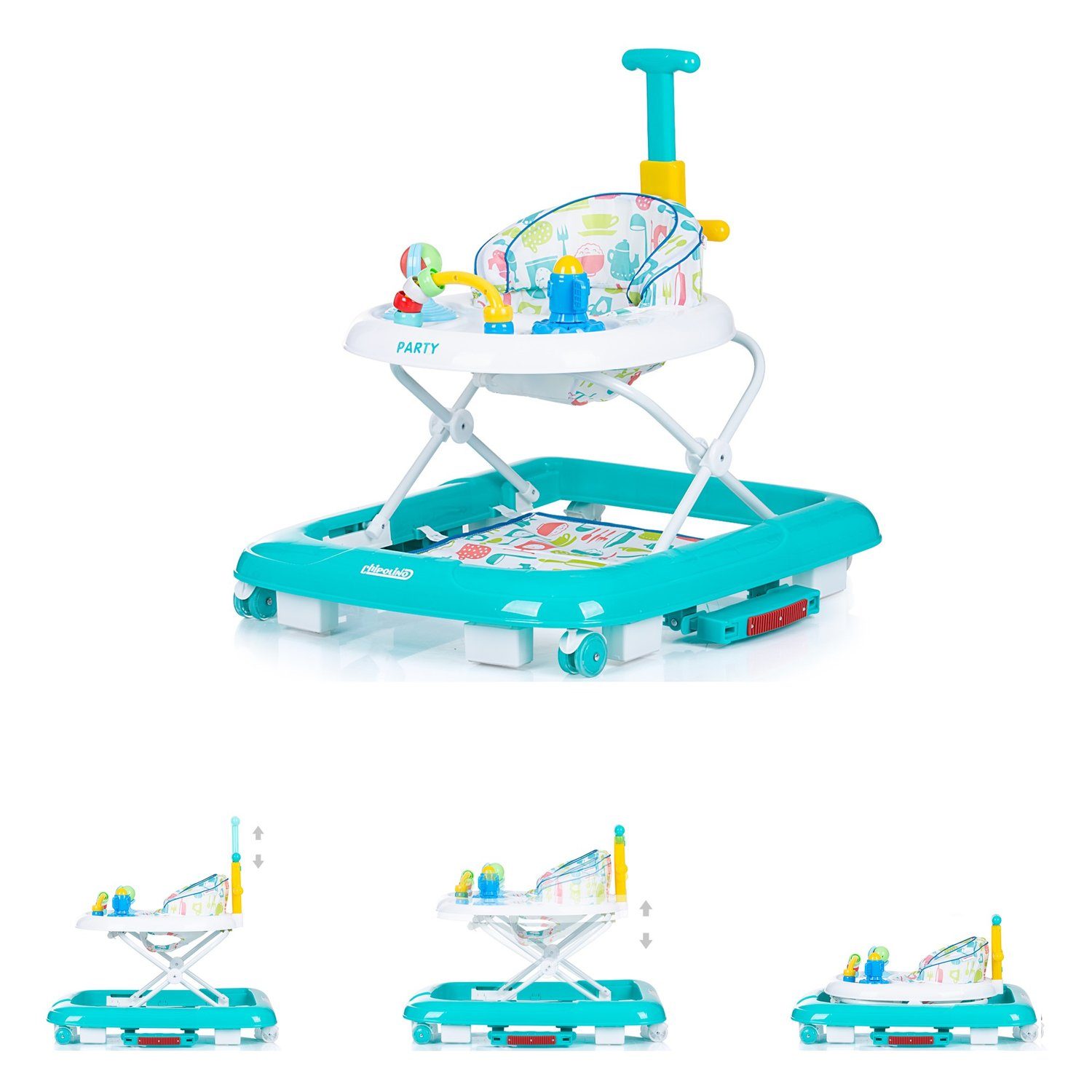 Lauflernhilfe Lauflernwagen 4 in 1 Party