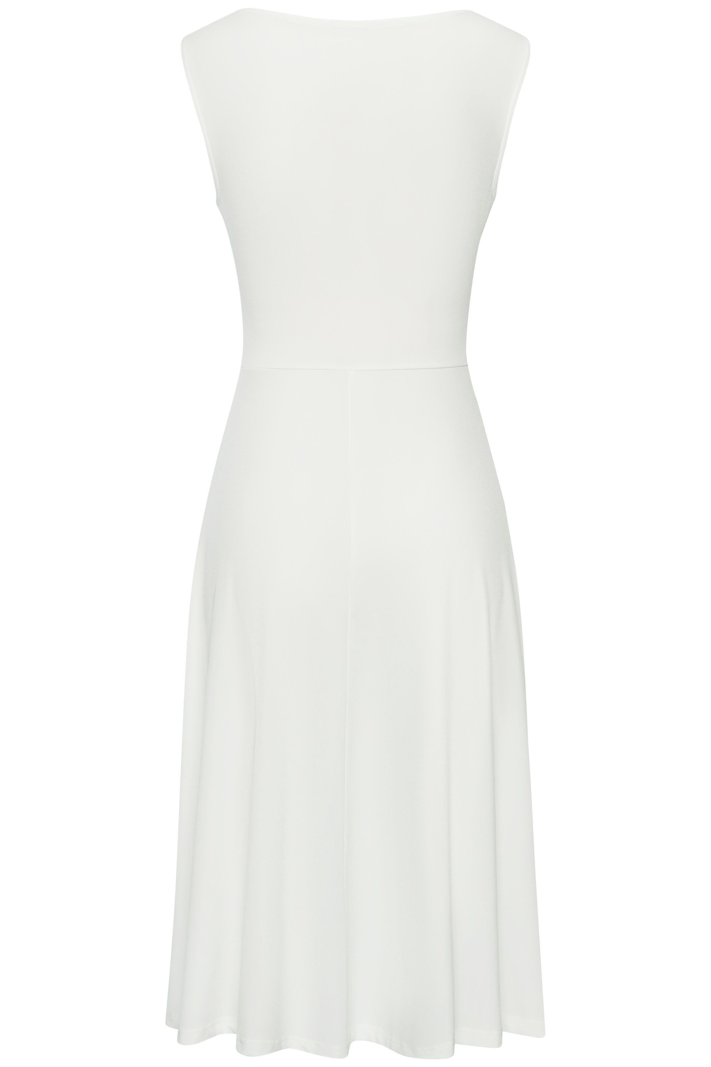 LASCANA Midikleid mit dekorativen Riegeln und goldenen Zierknöpfen, bügelfreie Qualität Elegantes Sommerkleid, Trägerkleid, Partykleid, festlich – Bild 3 von 5