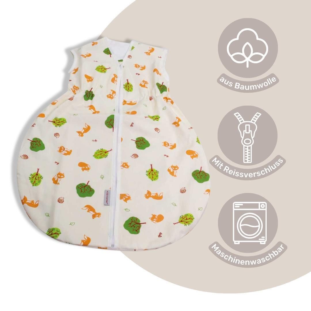 HOBEA-Germany Babyschlafsack Schlafsack Waldtiere S Winter günstig online kaufen
