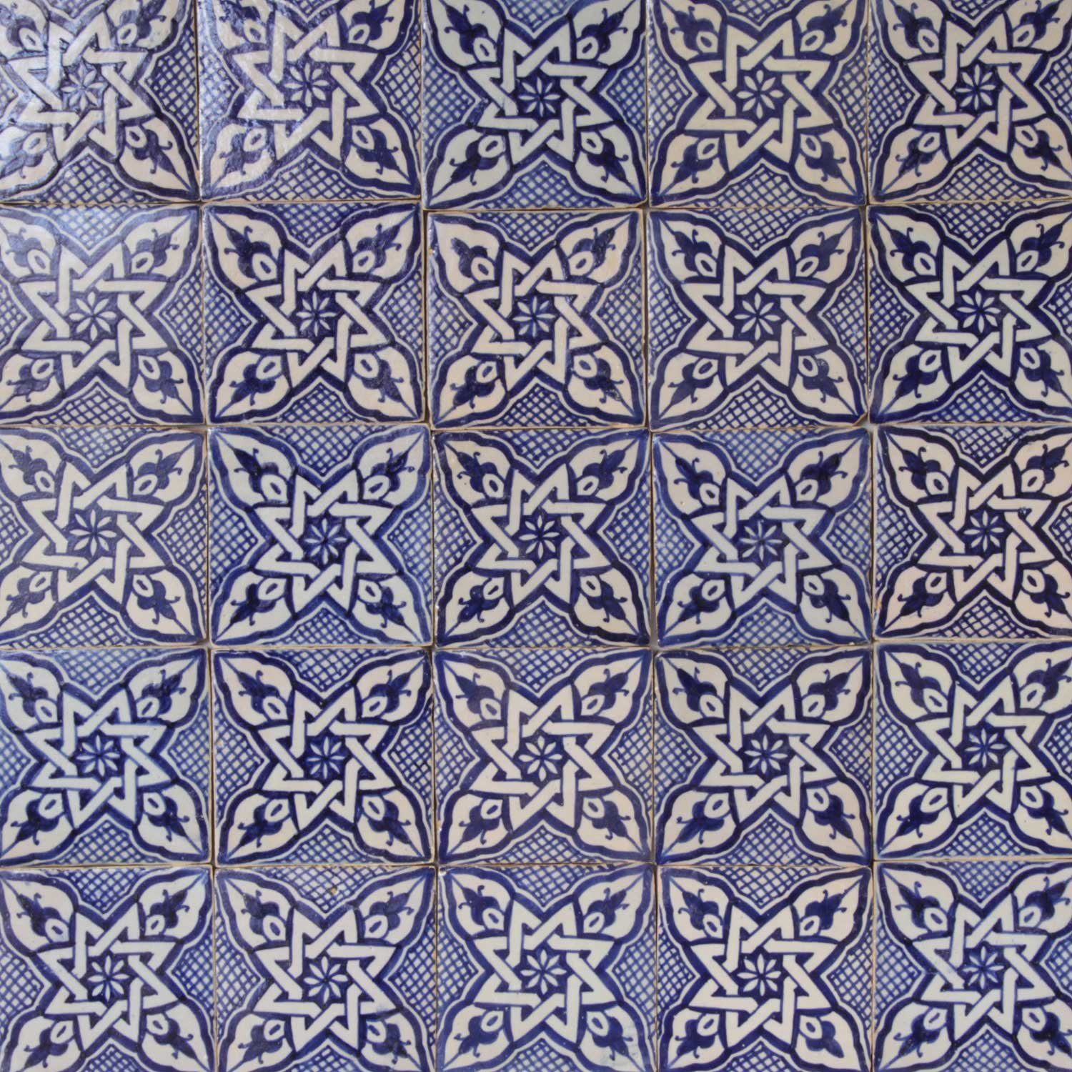 Blau 10 cm handbemalte Ton Beige Marokkanische schöne Keramikfliese x Casa und Kunsthandwerk aus Küche FL7240, Marokko Dusche für Wandfliese 10 Daya Moro Badezimmer, Wandfliese