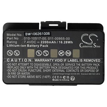 vhbw kompatibel mit Garmin 010-00543-00, EGM478, 100054300, 3580100054300 Akku Li-Ion 2200 mAh (7,4 V)