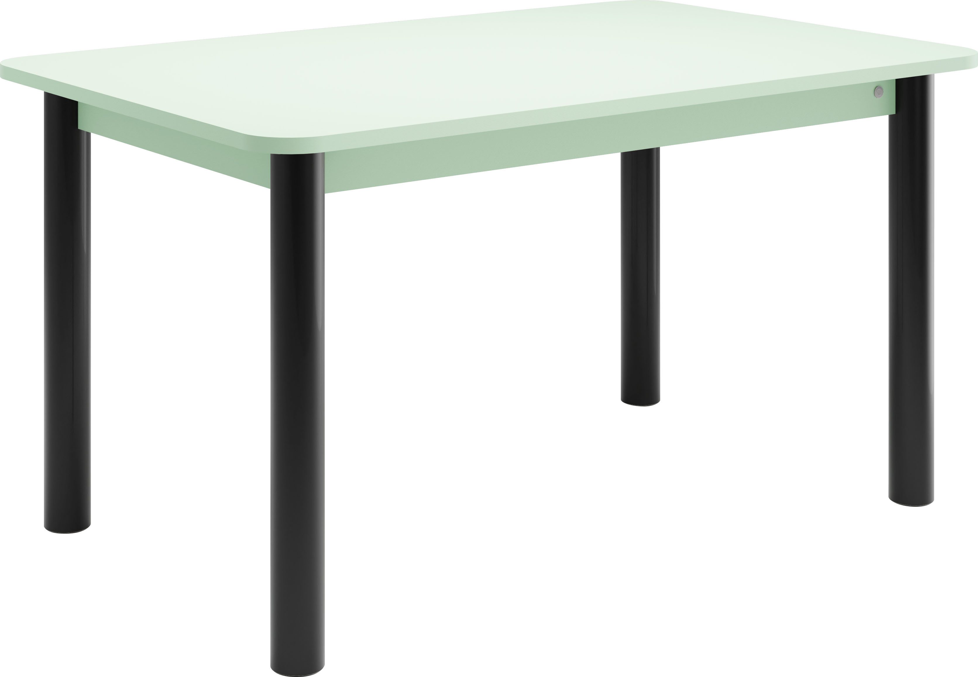TOM TAILOR HOME Esstisch COLOR TABLE (1-St), Esstisch, 4-Fuß, 3 Größen, 3 Dekorfarben, 4 Fußfarben, ABS-Kante