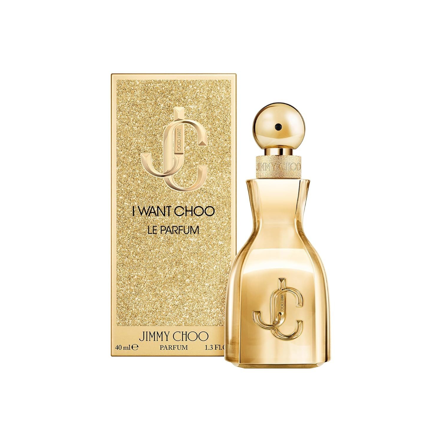 JIMMY CHOO Extrait Parfum I Want Choo Parfum, edler Glasflakon