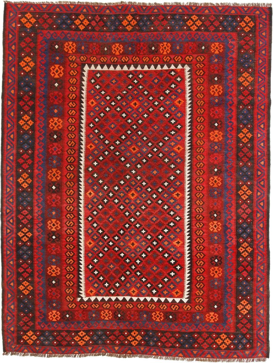 Orientteppich Kelim Afghan Antik 209x271 Handgewebter Orientteppich, Nain Trading, rechteckig, Höhe: 3 mm