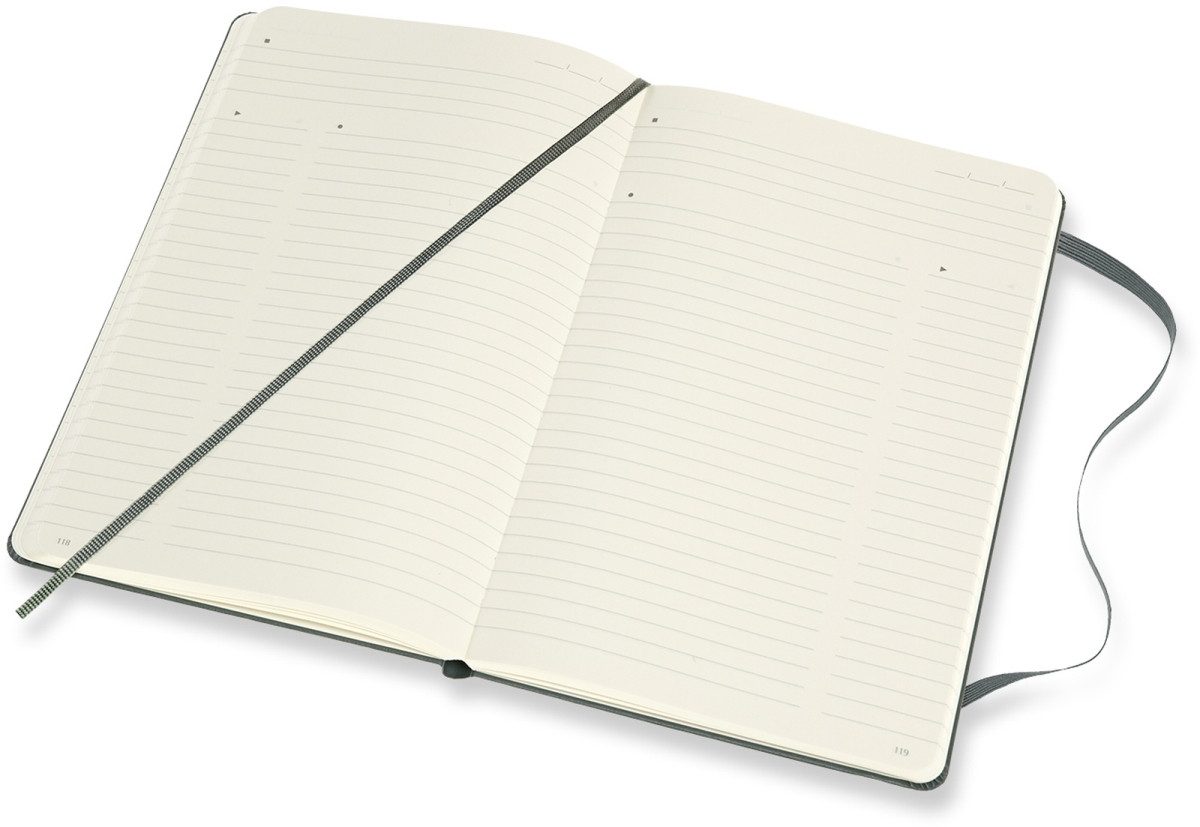 Notizbuch Professionelles Notizbuch Large A5 Hardcover 120 Blatt waldgrün