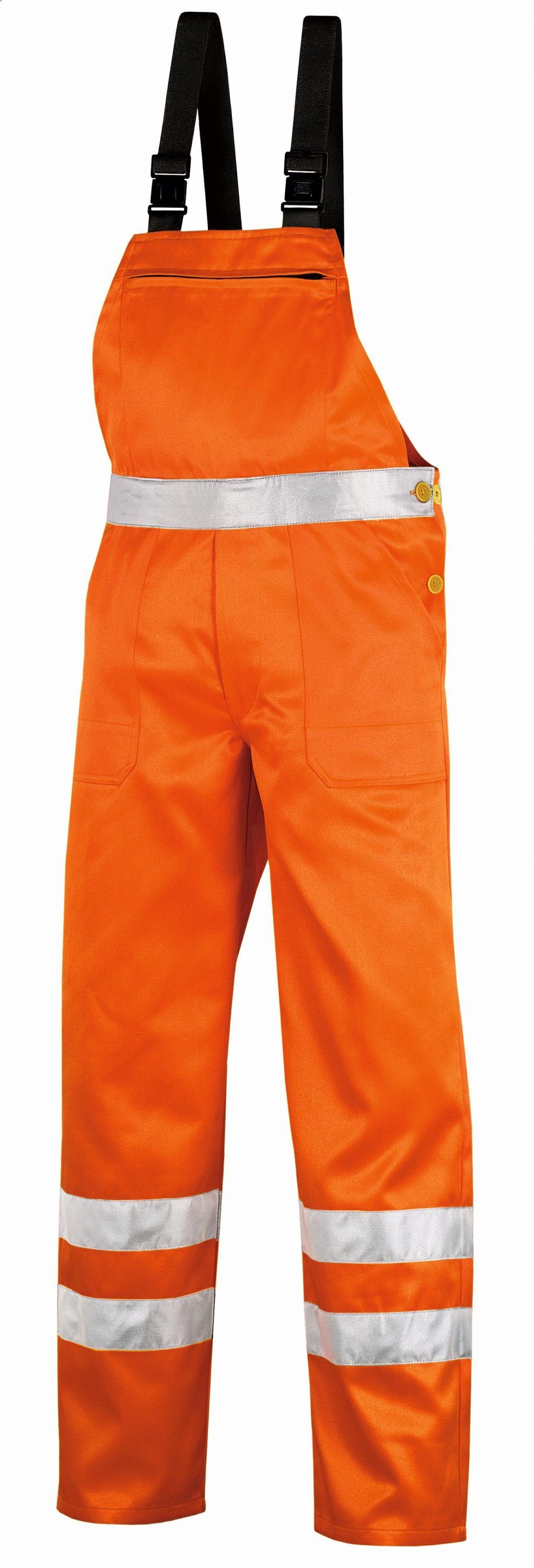 TRIZERATOP Arbeitslatzhose Warnschutz-Latzhose HAMILTON leuchtorange Größe 52 (1-tlg)