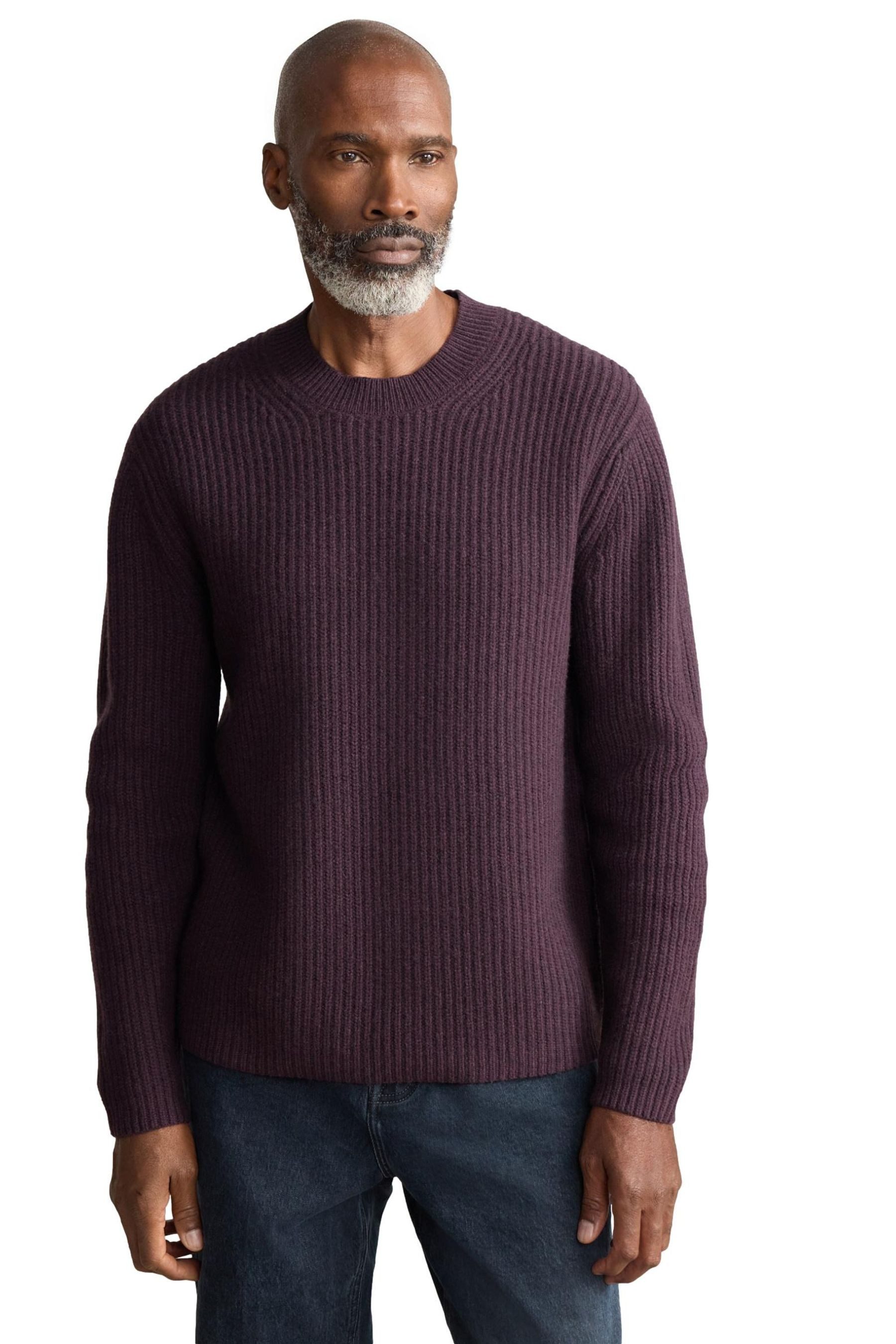 Next Rundhalspullover Regular Fit Signature Rundhalspullover, Merino (1-tlg)