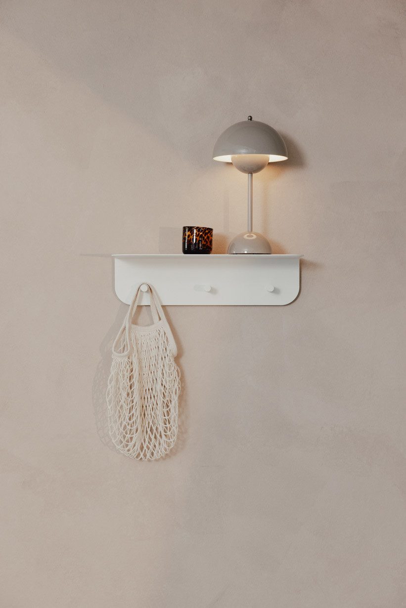Metallbude Wandgarderobe MALOU, verschiedene Größen, ideal für Flur, Kinderzimmer