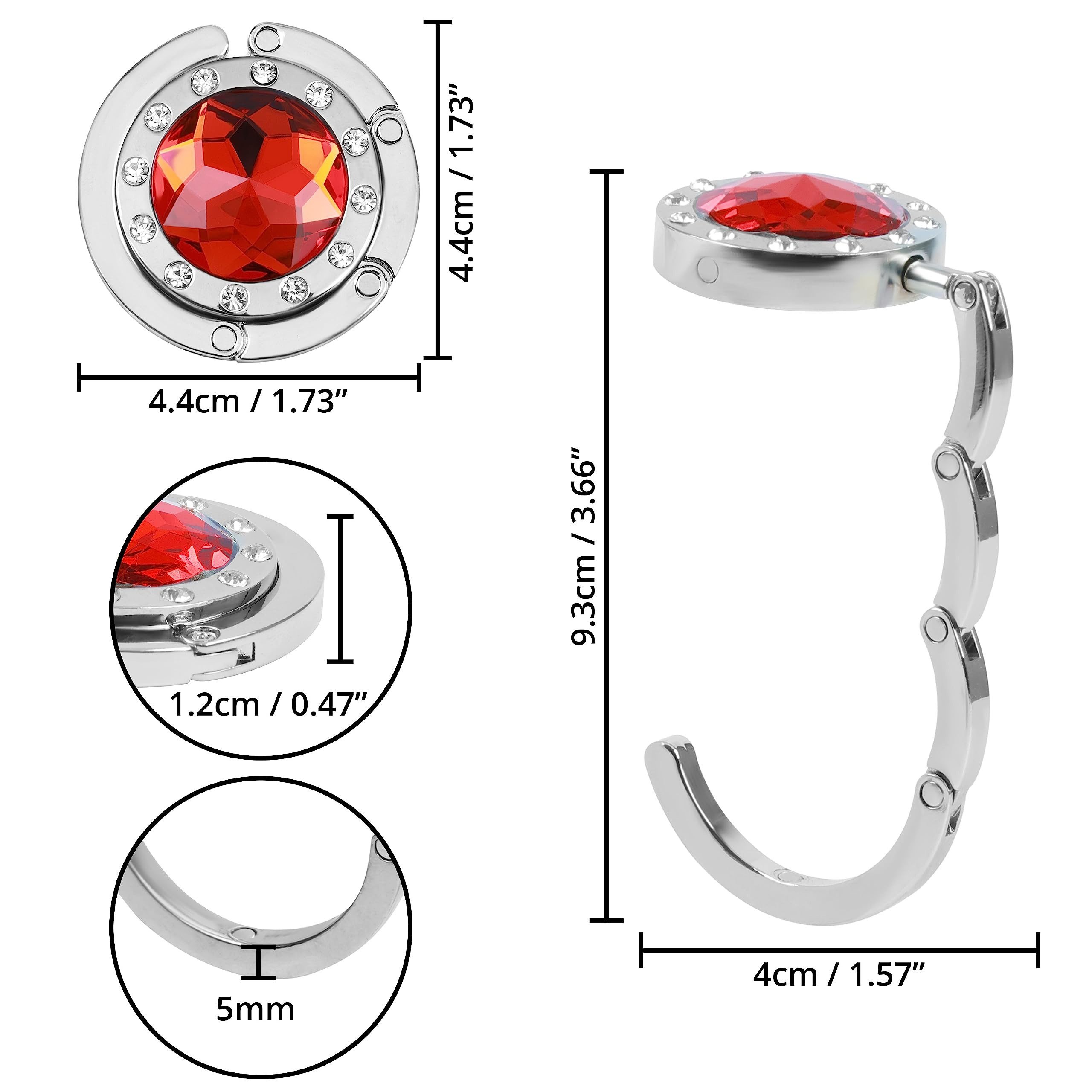 Kurtzy Taschen-Halterung Kurtzy (6er Pack) Tragbare Handtaschen Halterung - günstig online kaufen