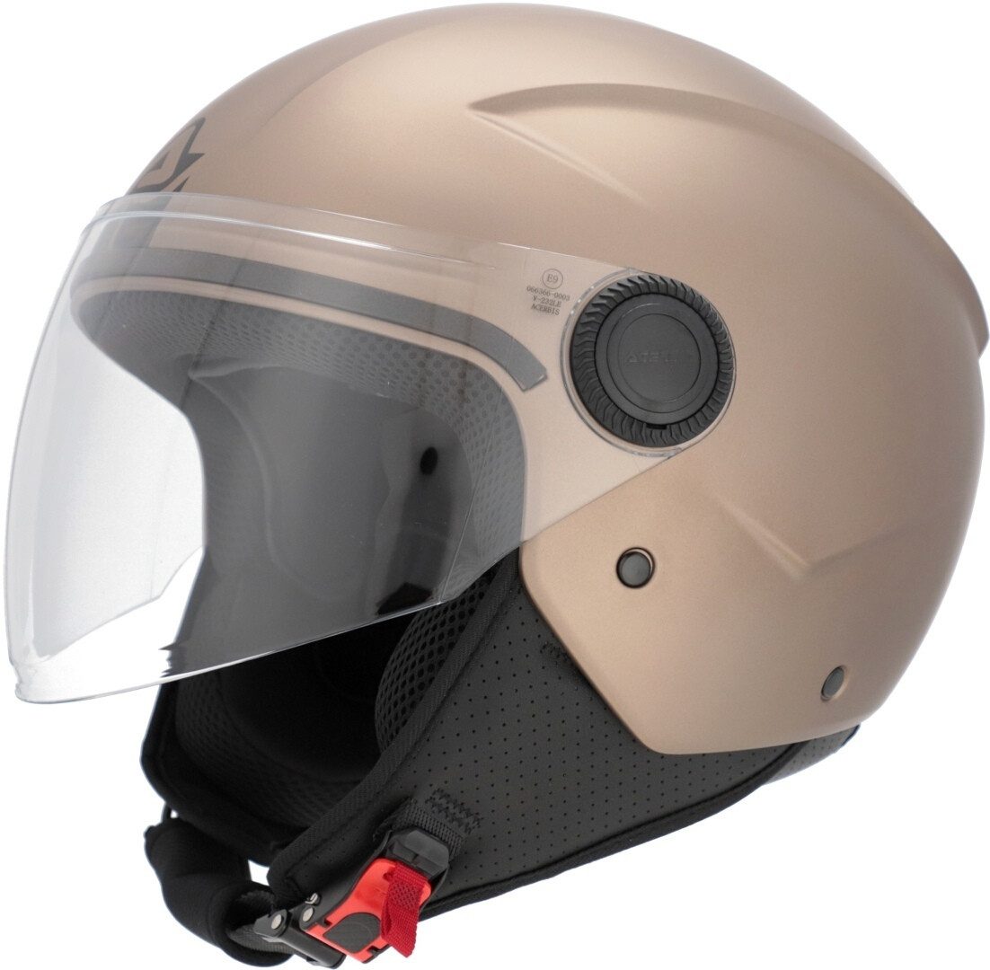 Acerbis Motorradhelm Jet Brezza Metallic Jethelm, Atmungsaktiv